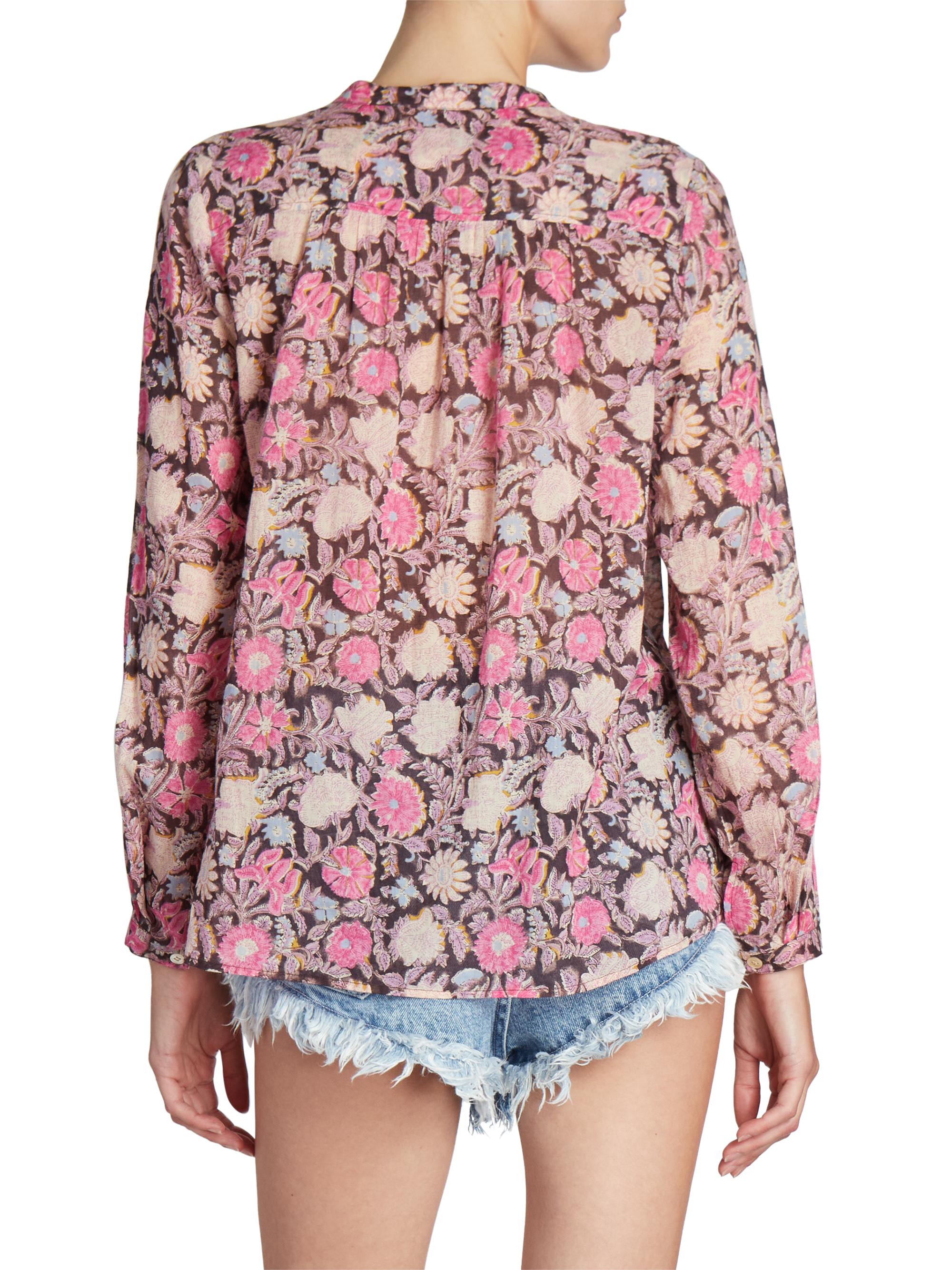 ISABEL MARANT ETOILE 花柄シャツ Isabel Marant Étoile Maria Floral Shirt | Saks Fifth Avenue