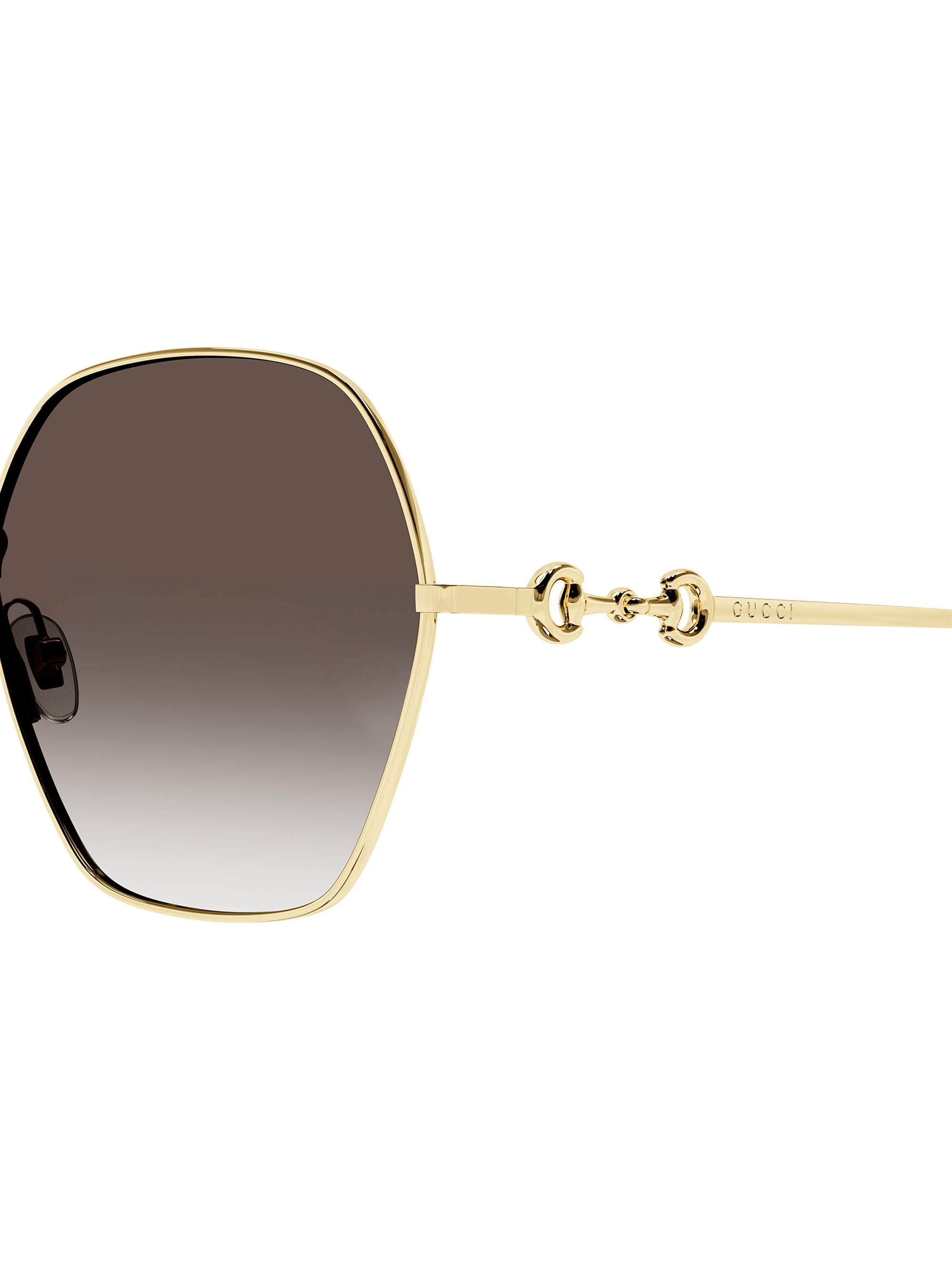 小物 GUCCI Horsebit Shield Sunglasses Gold Gucci Vintage Y2K Hasler Horse-Bit Shield Sunglasses | eBay