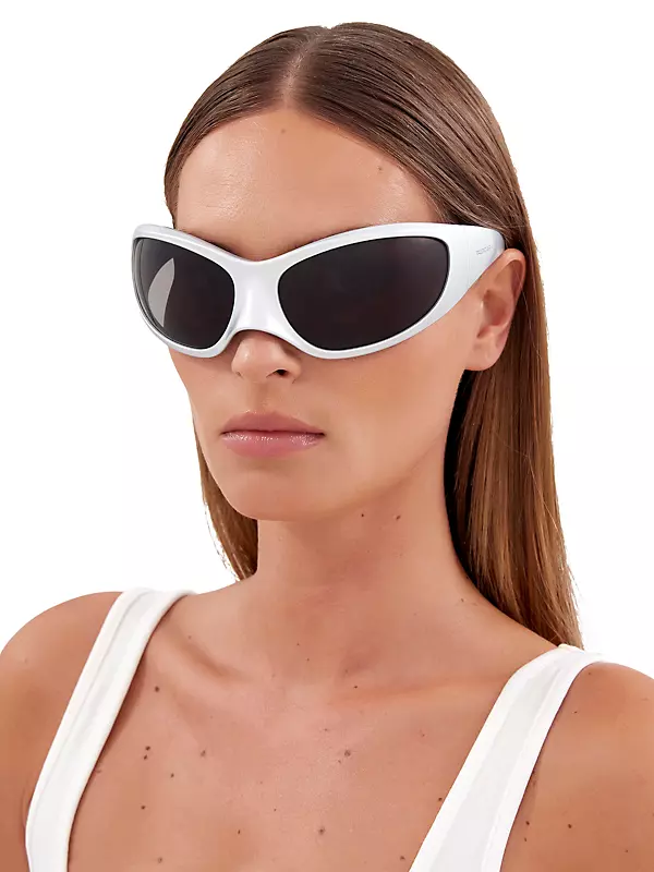 Skin 80MM Oval Shield Sunglasses