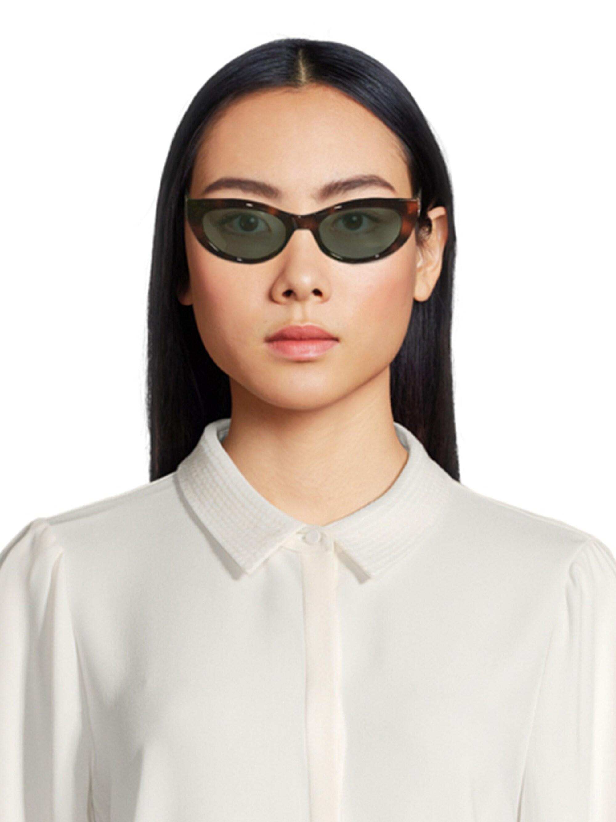 Saint Laurent Monogram Hinge Acetate 54MM Cat-Eye Sunglasses