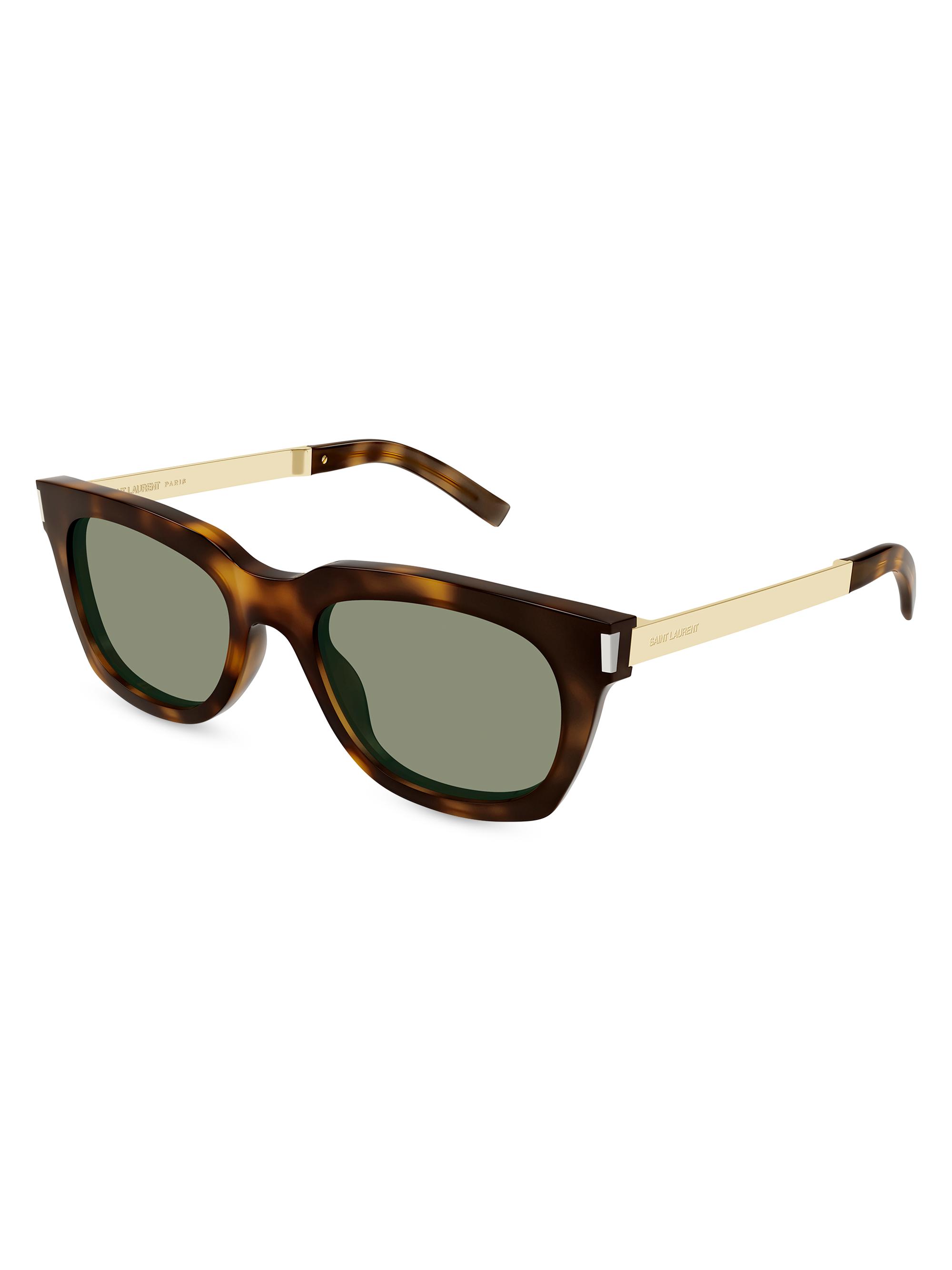 Saint Laurent Combi Corner Angle Bold 53MM Rectangular Sunglasses