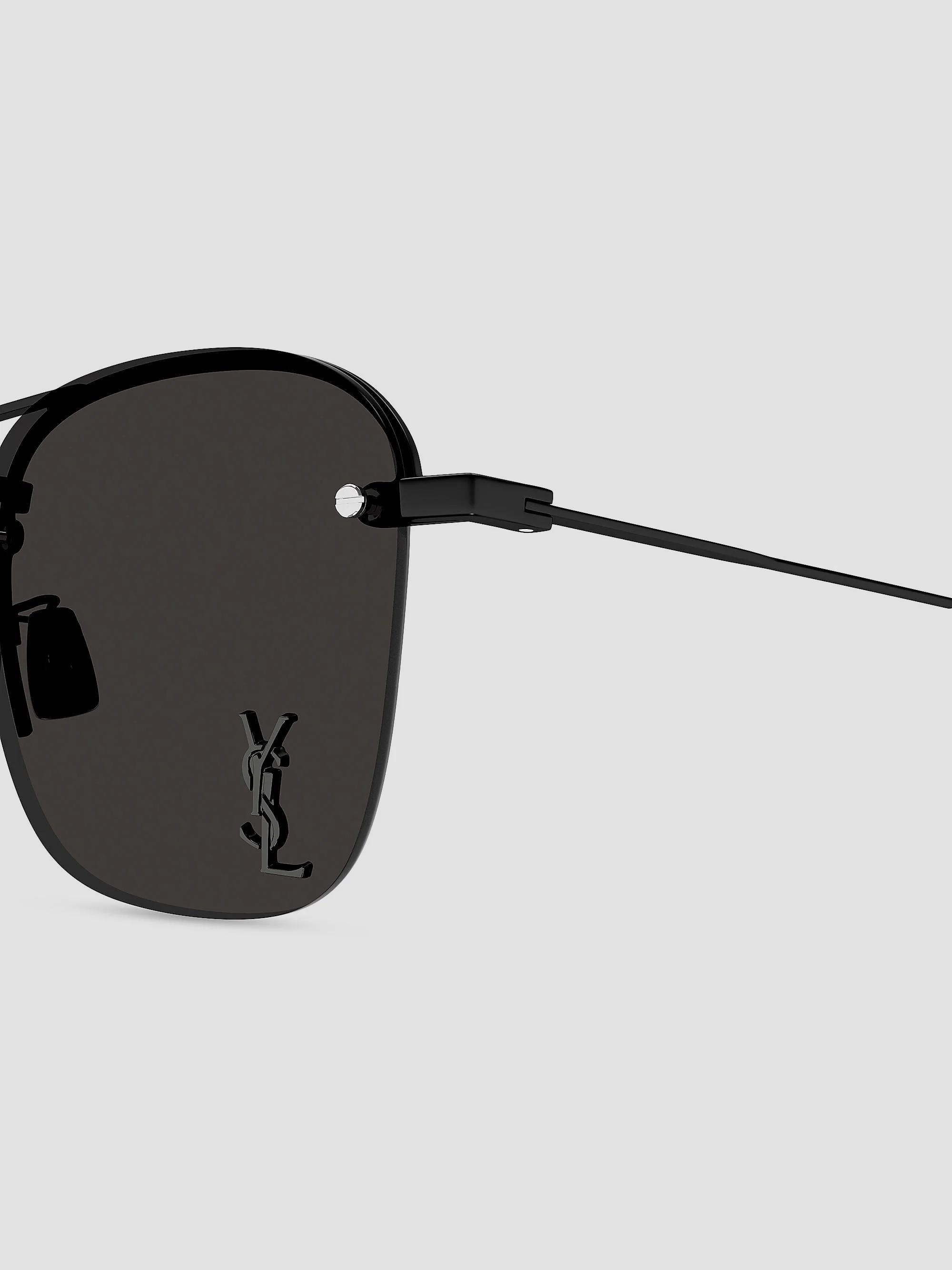 Saint Laurent Monogram Pin Metal 59MM Navigator Sunglasses | Saks