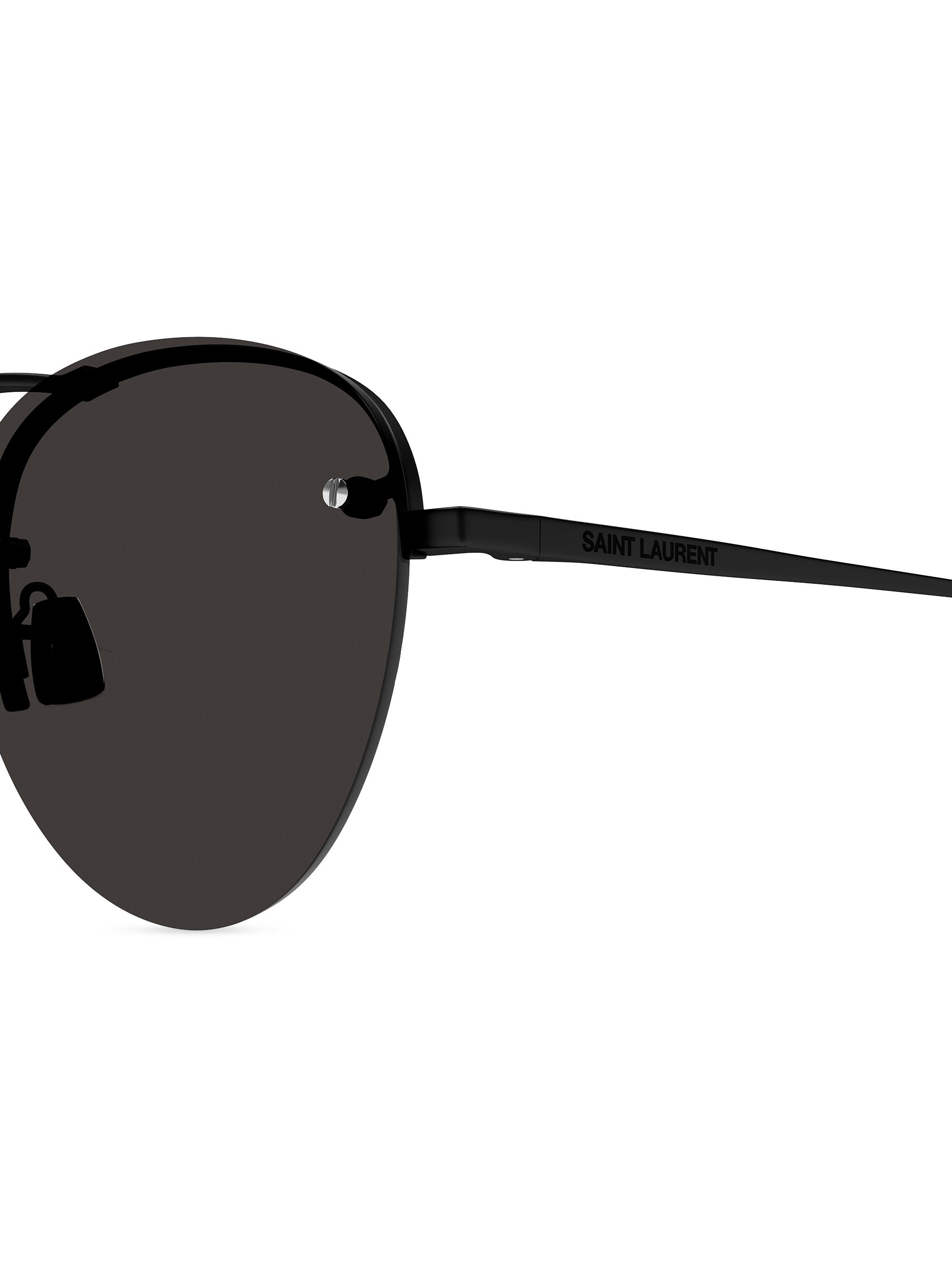 Metal High-Bridge 55MM Aviator Sunglasses