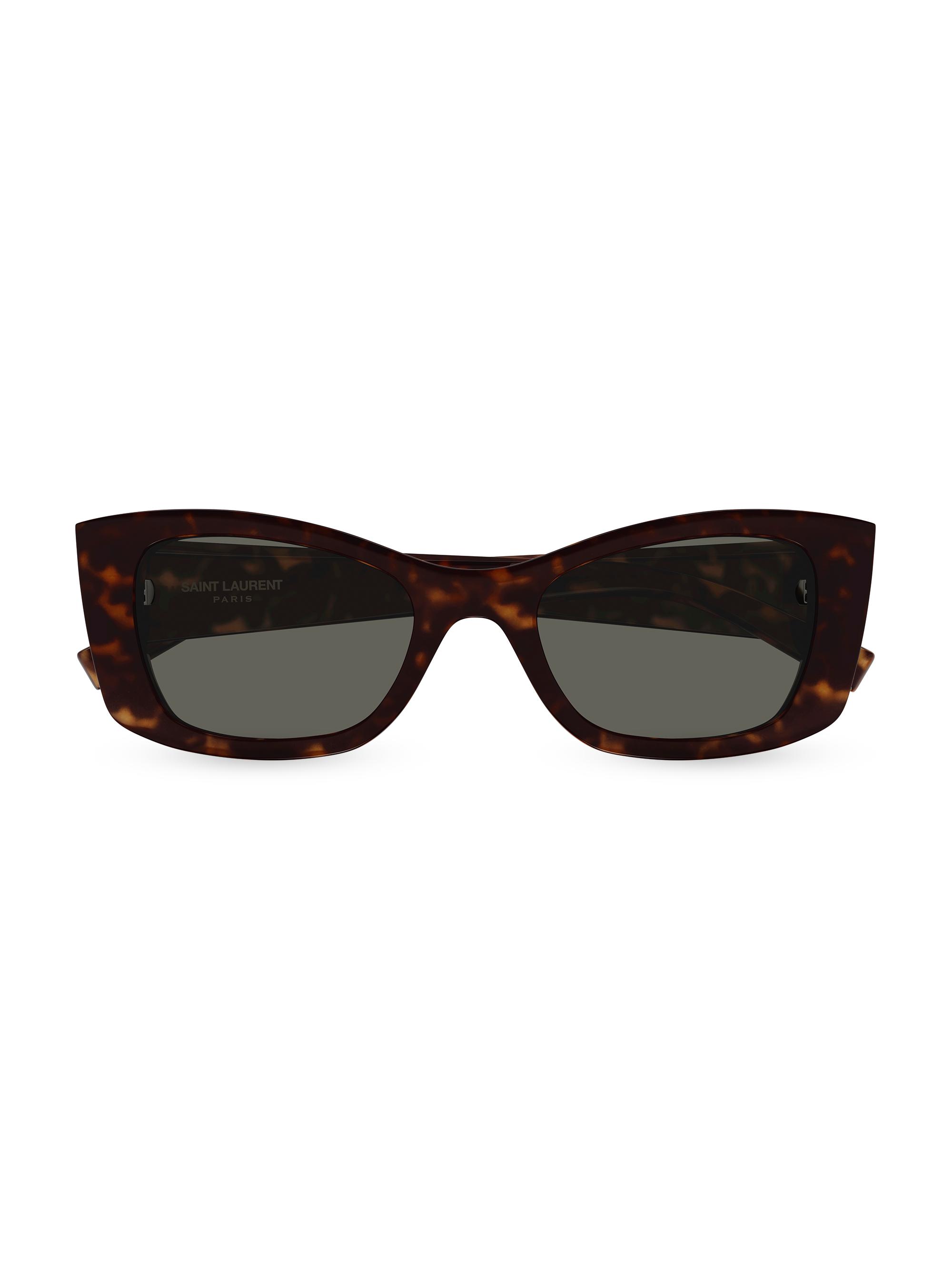 Saint Laurent Women's Ultra Cat-Eye Injection 52MM Sunglasses - Havana