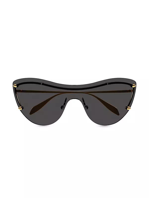 Shop Alexander McQueen 99MM Spike Studs Cat Eye Metal Sunglasses | Saks  Fifth Avenue
