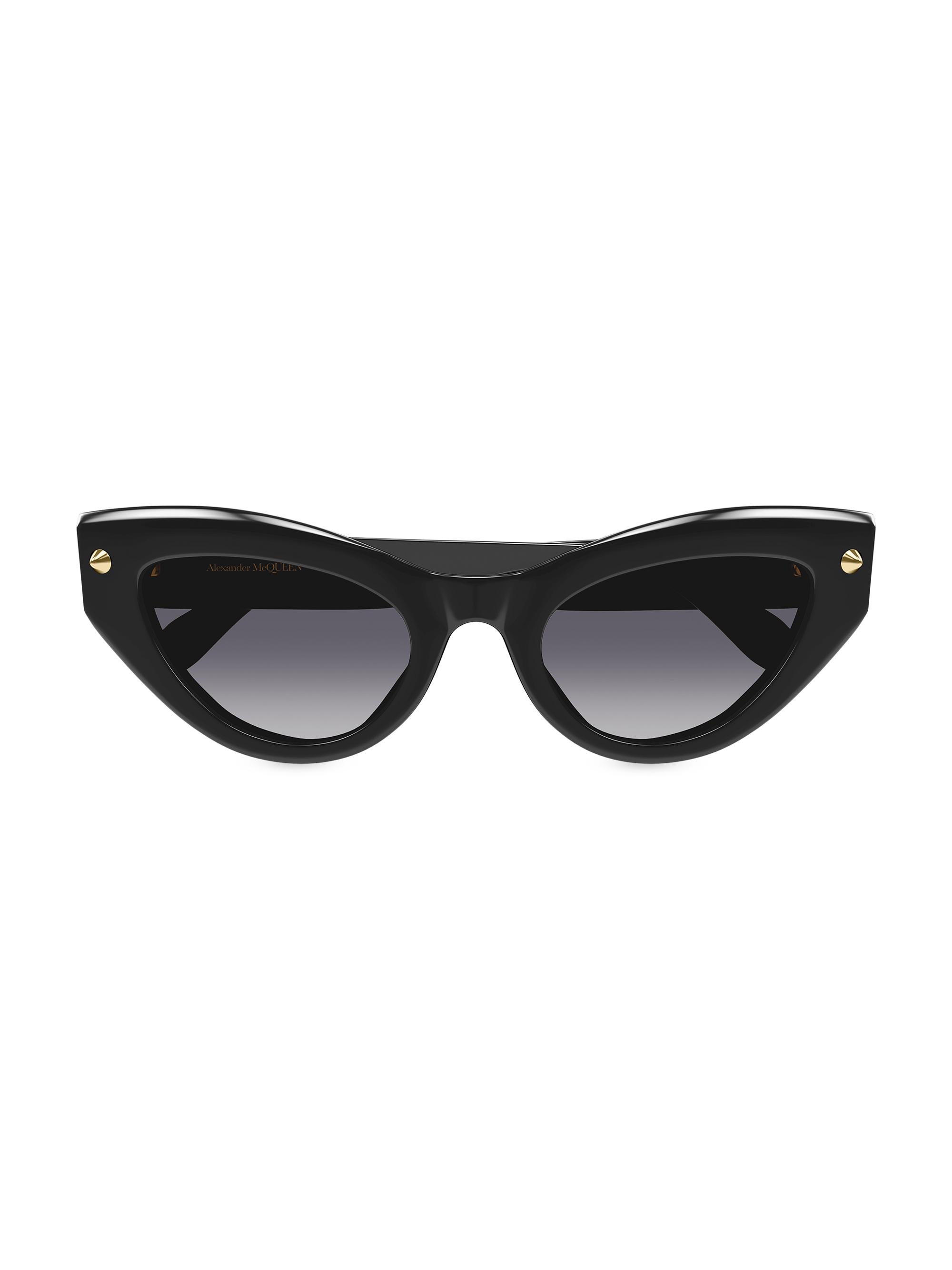 McQueen Women's 52MM Spike Studs Cat-Eye Sunglasses - Black