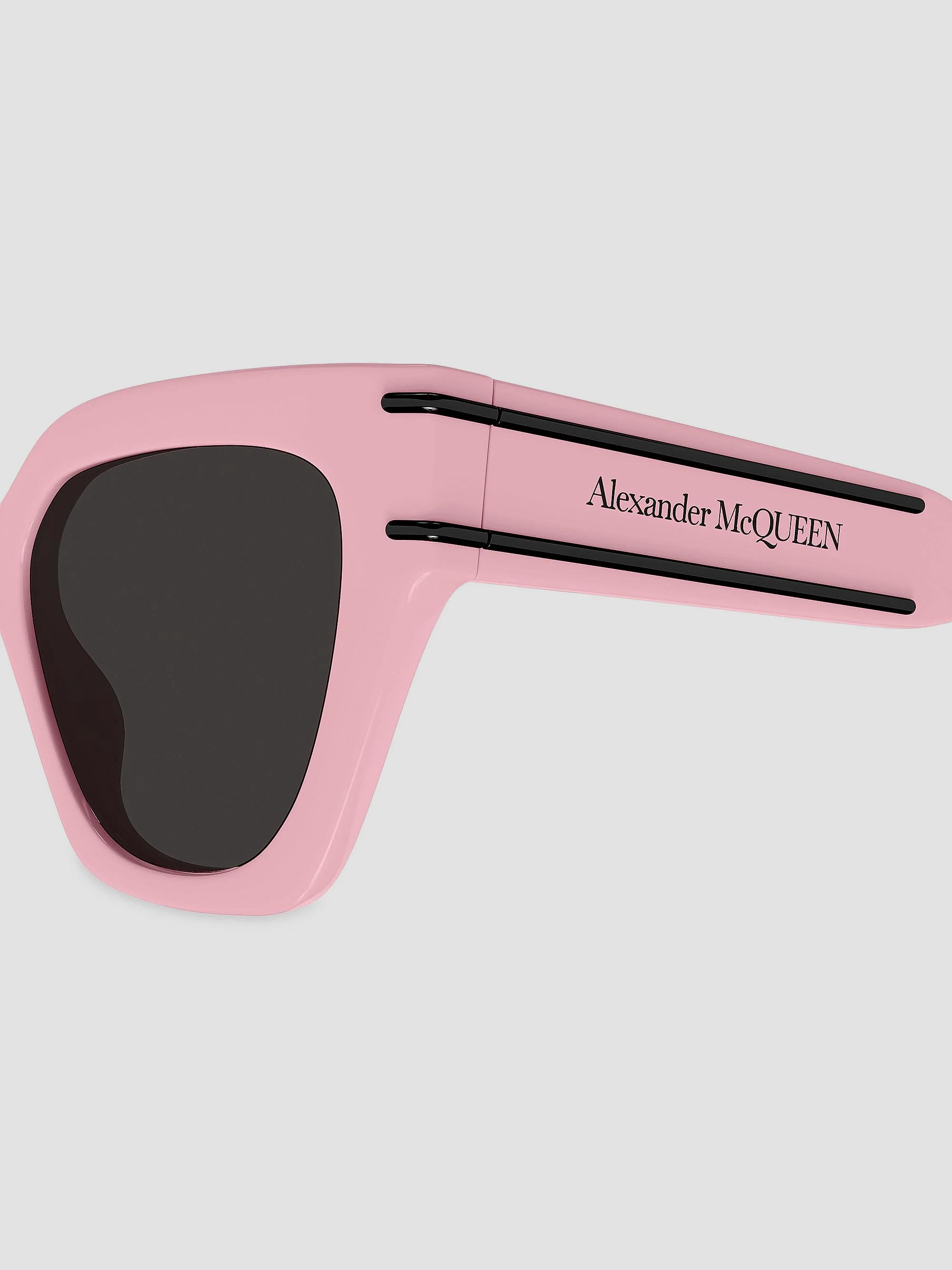 McQueen Selvedge Lines 53MM Cat-Eye Sunglasses | Saks Fifth  display picture 3