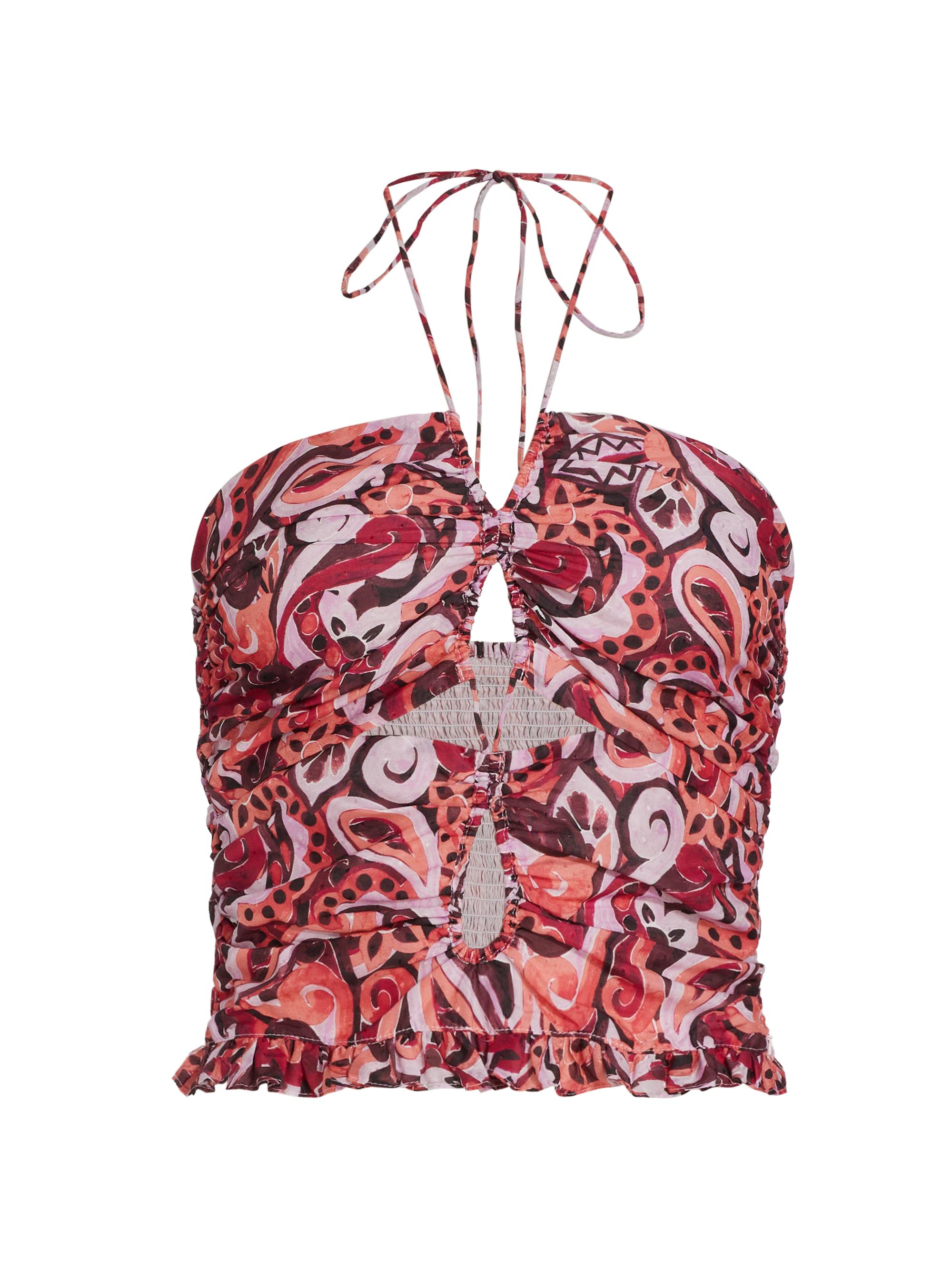 Magali Pascal Women's Sevres Printed Silk-Blend Top - Painted Paisley