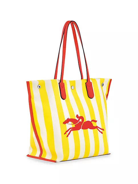 Saks Fifth Avenue Yellow Tote Bags