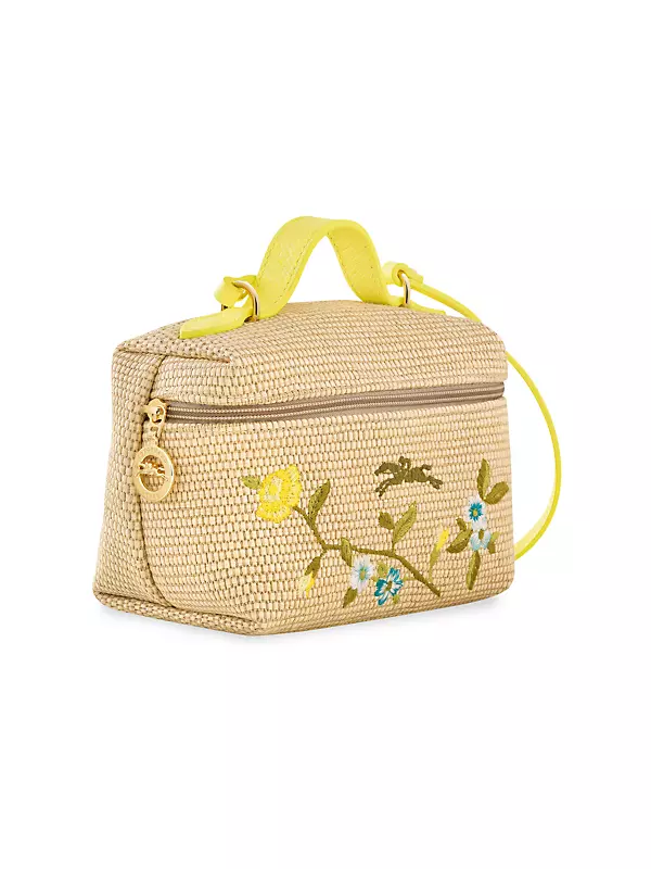 Longchamp Women's Gypsy Vanity Floral Embroidered Crossbody Bag