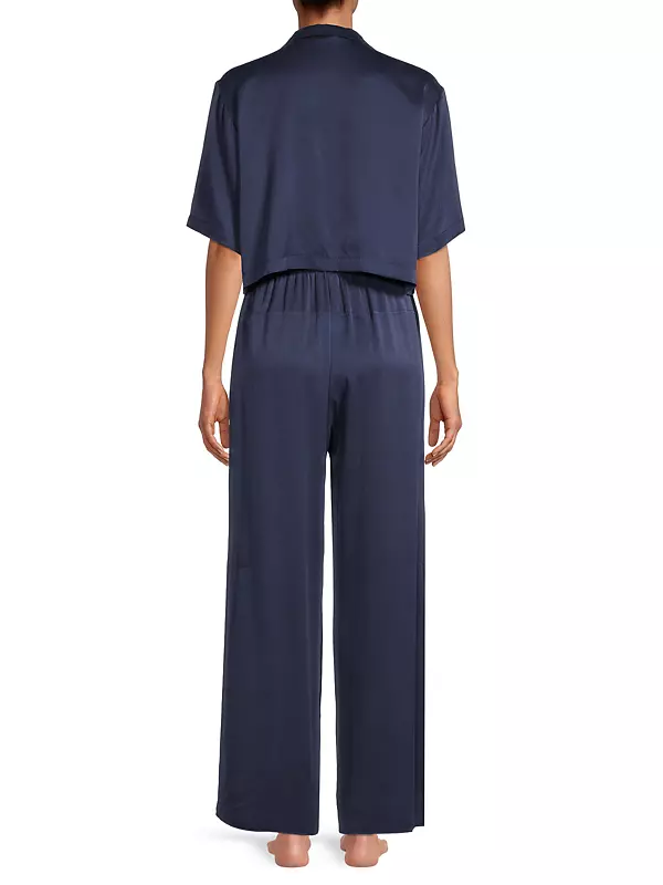 Shop Lunya Two-Piece Silk Pajama Set | Saks Fifth Avenue | Pyjama-Sets