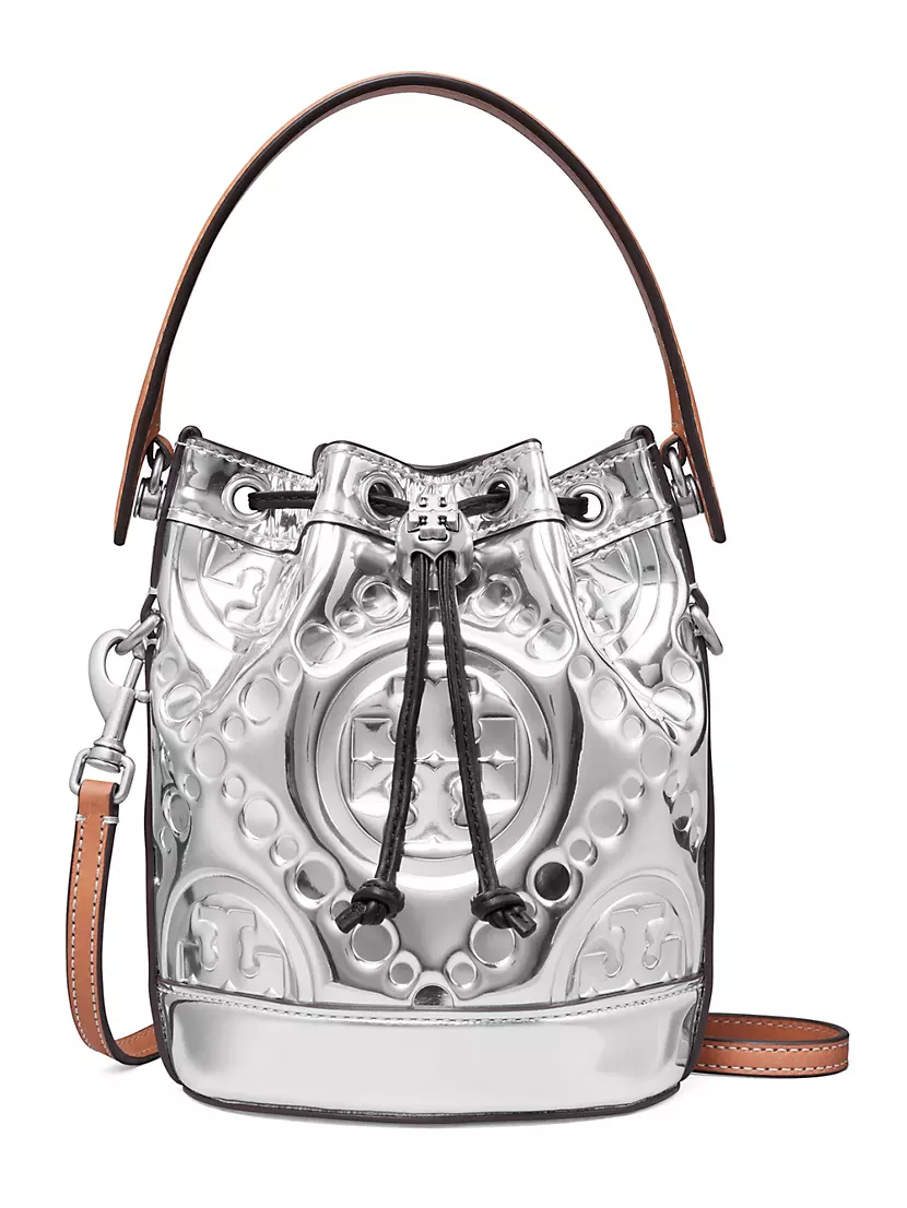 Mini T Monogram Eyelet Bucket Bag: Women's Handbags, Crossbody Bags