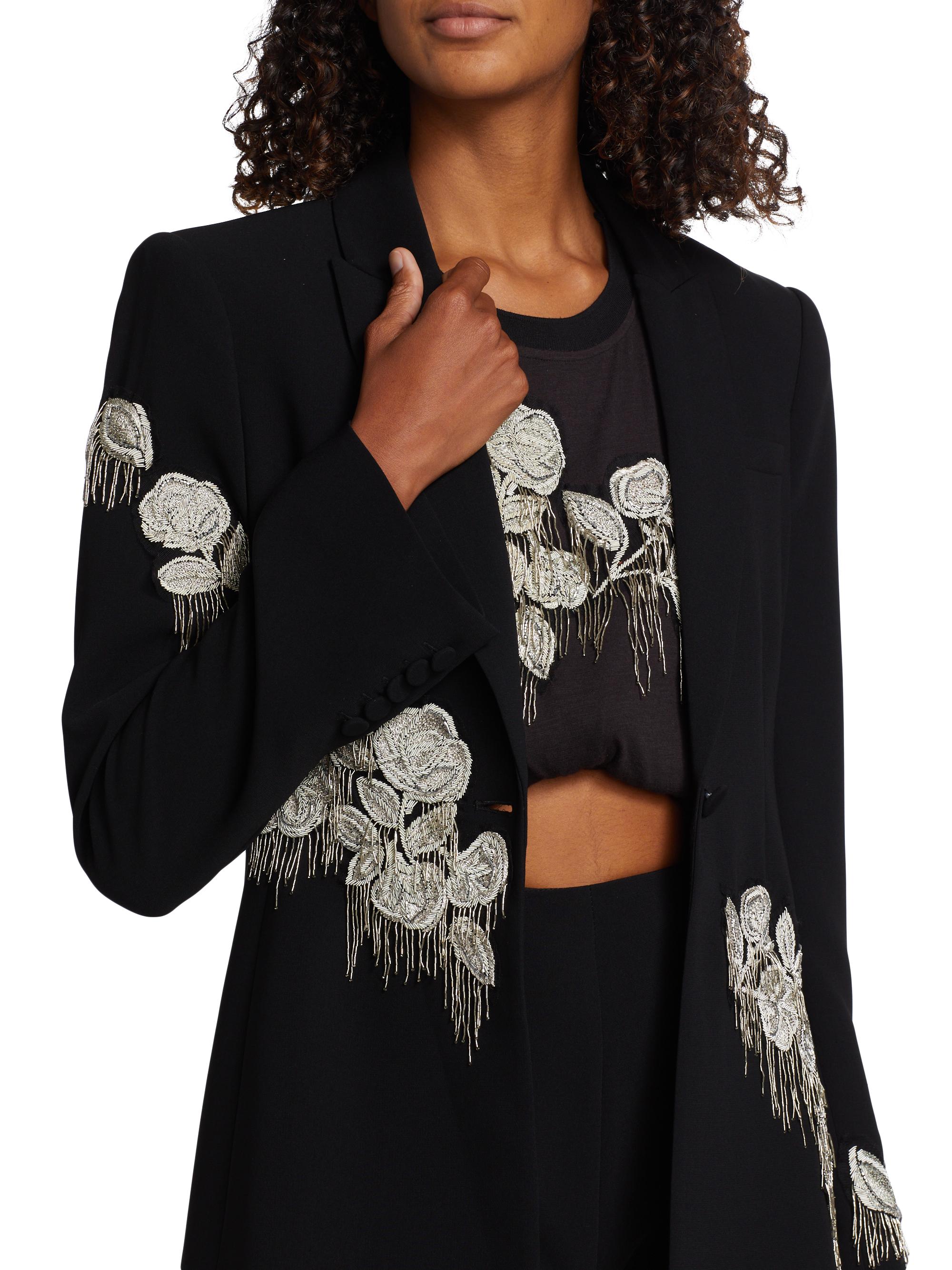 Cinq à Sept Candace Embellished Blazer | Saks Fifth Avenue