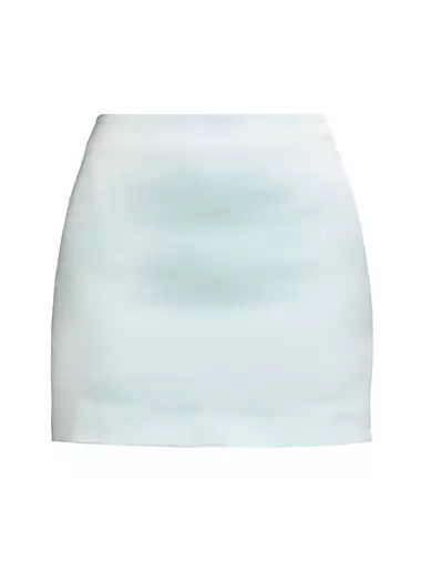 Doris Satin Miniskirt