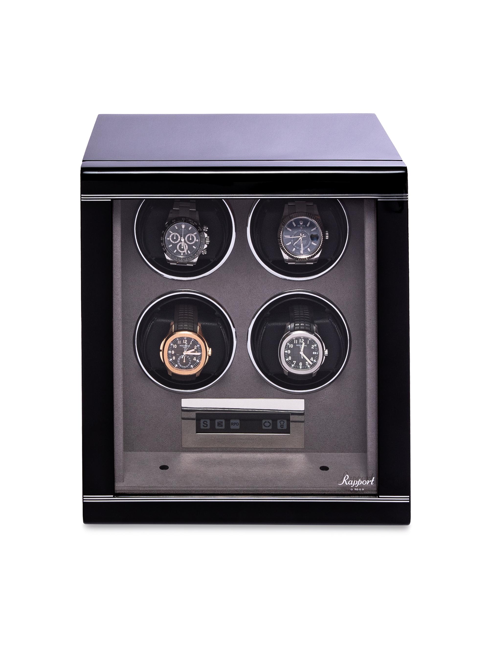 Rapport London Formula Quad Watch Winder - Black