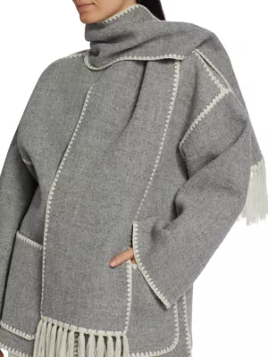 Jacket TOTEME Woman color Grey