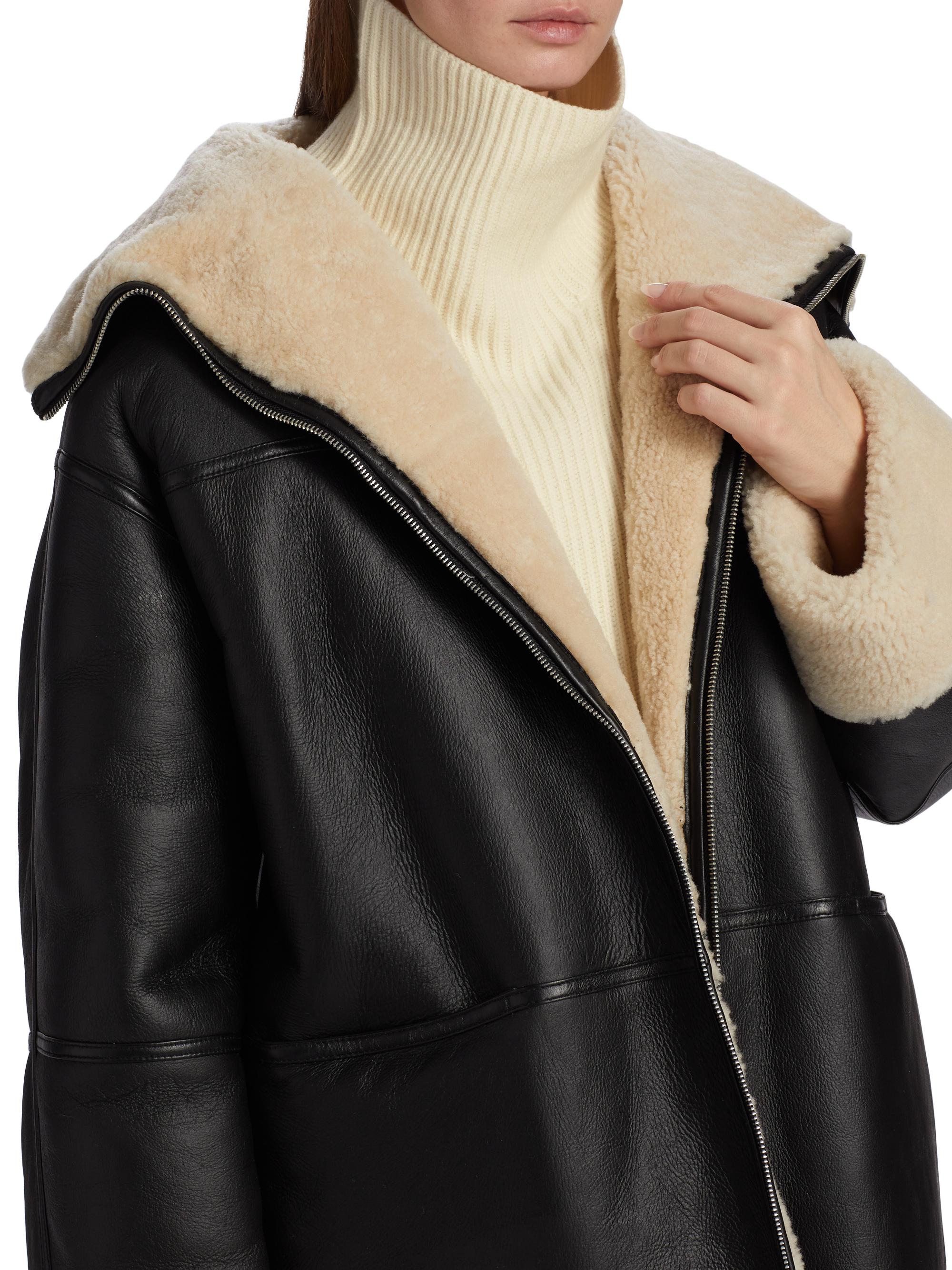 Toteme Signature Shearling Jacket | Saks Fifth Avenue