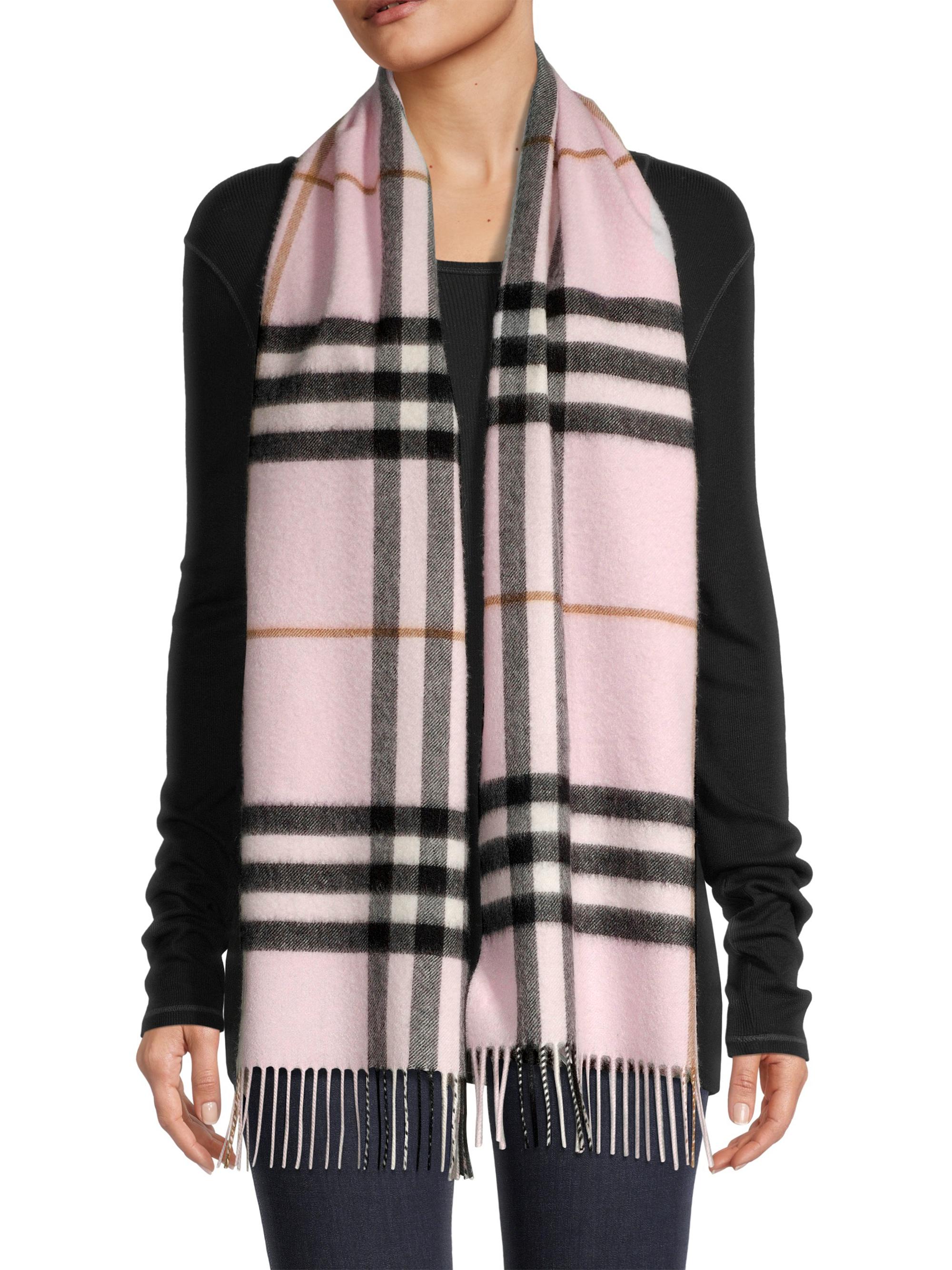 Burberry Giant Check Cashmere Scarf | Saks Fifth Avenue