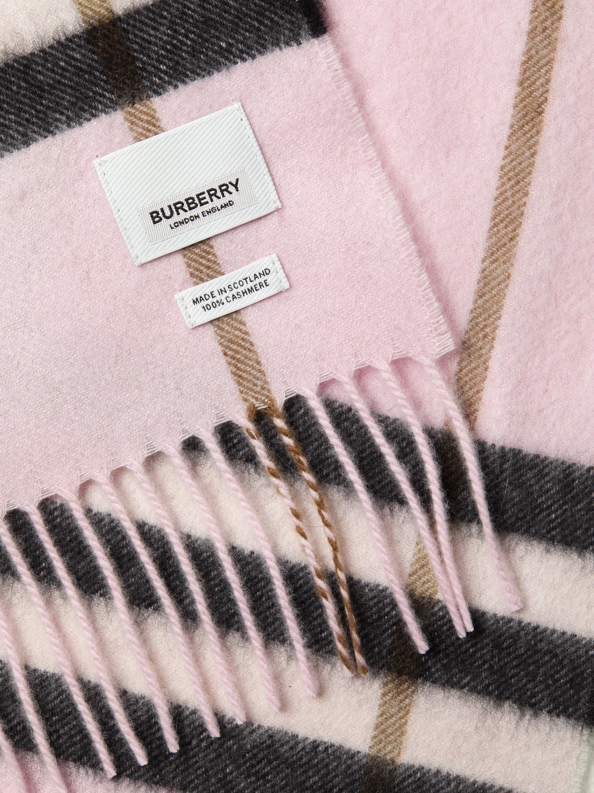 Burberry Giant Check Cashmere Scarf | Saks Fifth Avenue