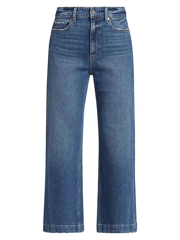 Anessa Crop Wide-Leg Jeans  Cropped wide leg jeans, Wide leg jeans, Wide  leg