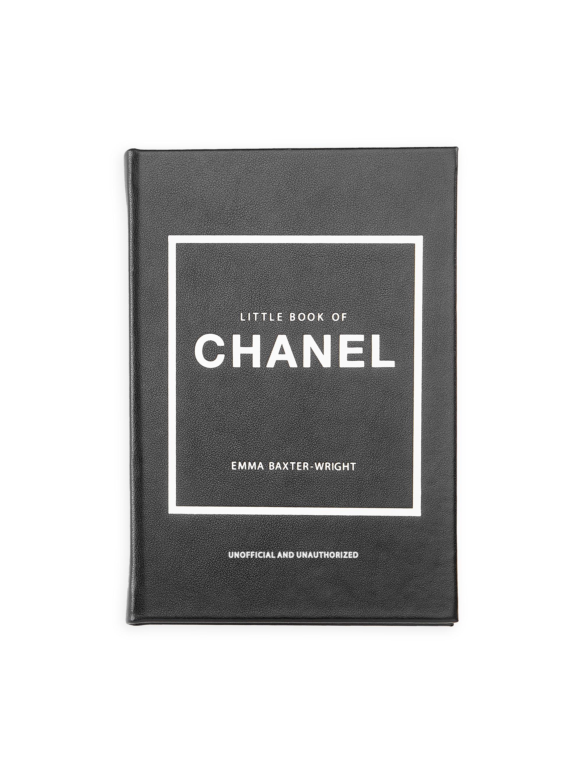 Graphic Image "Little Book Of CHANEL" Leather Edition - Black