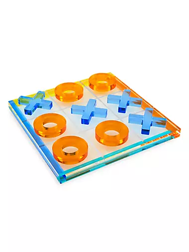 Acrylic Tic-Tac-Toe Board Game Set