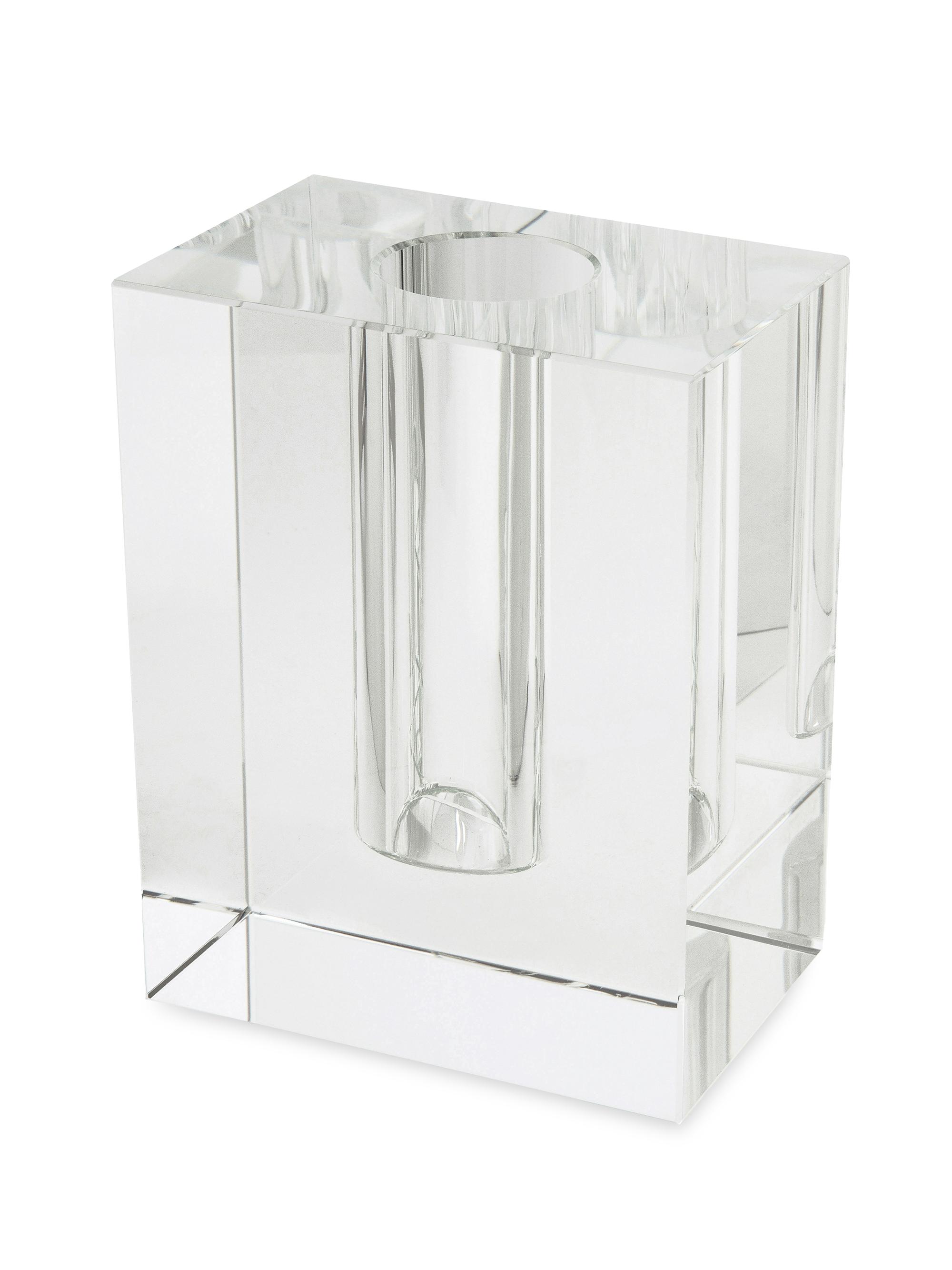 Crystal Modern Rectangular Vase