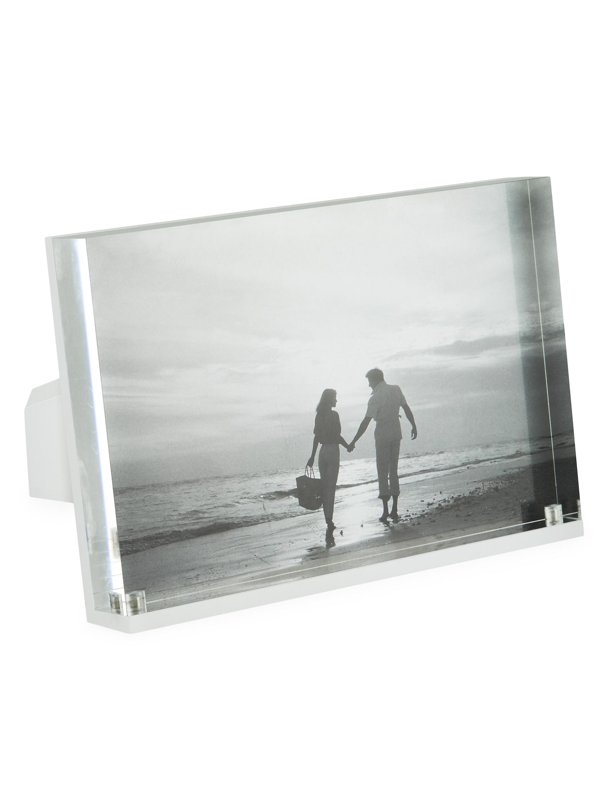 Tizo Clear Picture Frame - White 8 x 10