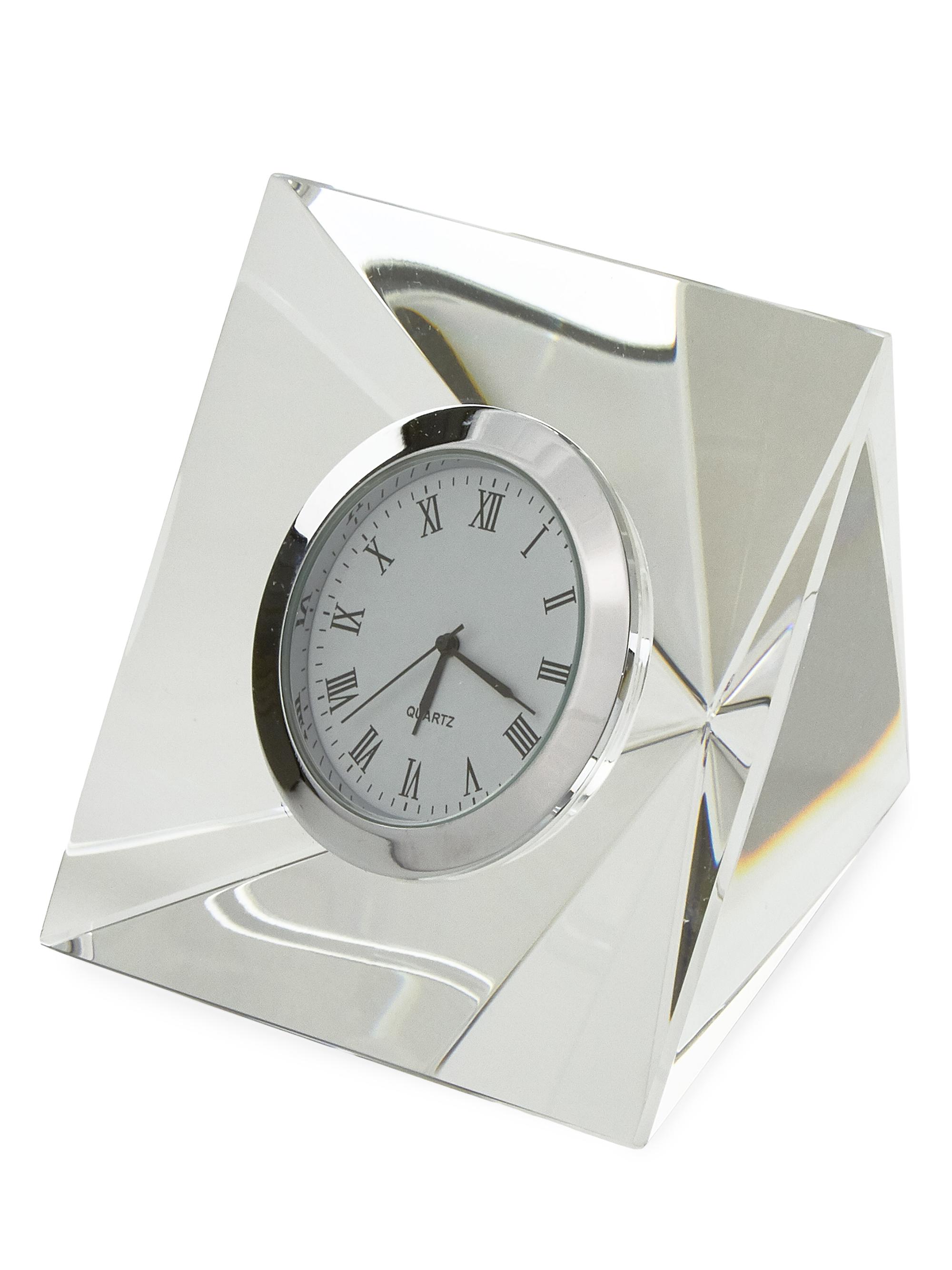 Clear Crystal Diamond Clock