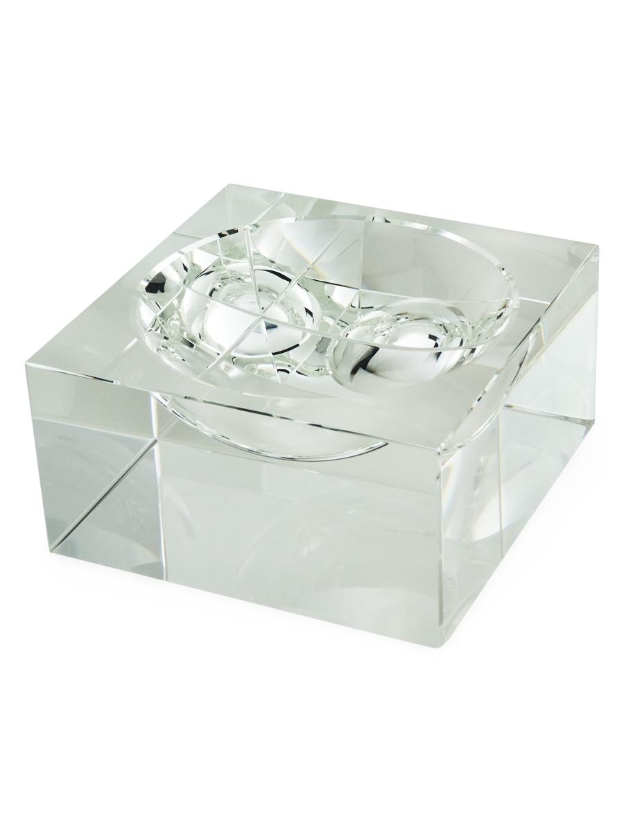 Tizo Clear Crystal Square Centerpiece Bowl | Saks Fifth Avenue