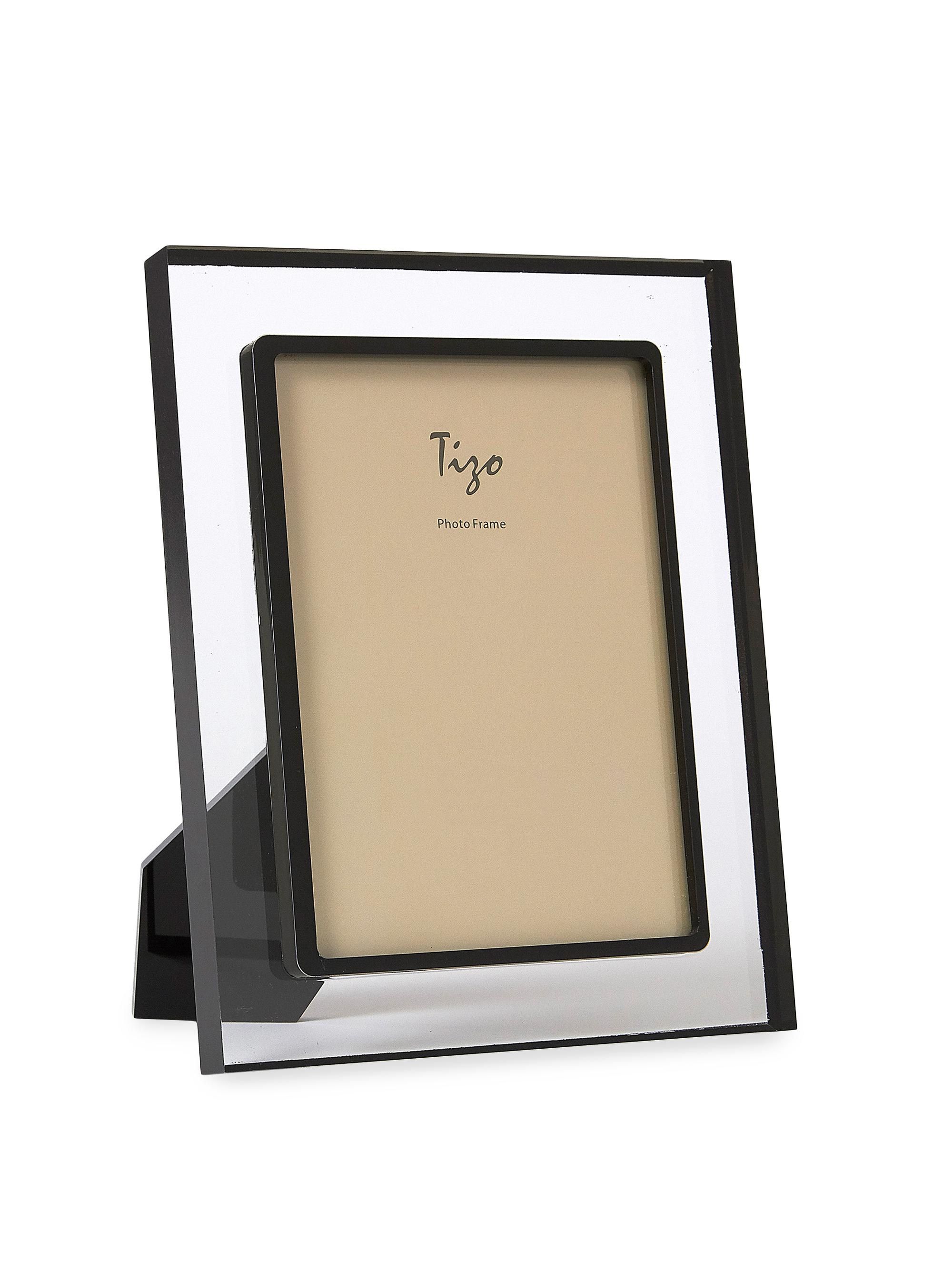Tizo Double-Border Lucite Frame - Black 8 x 10