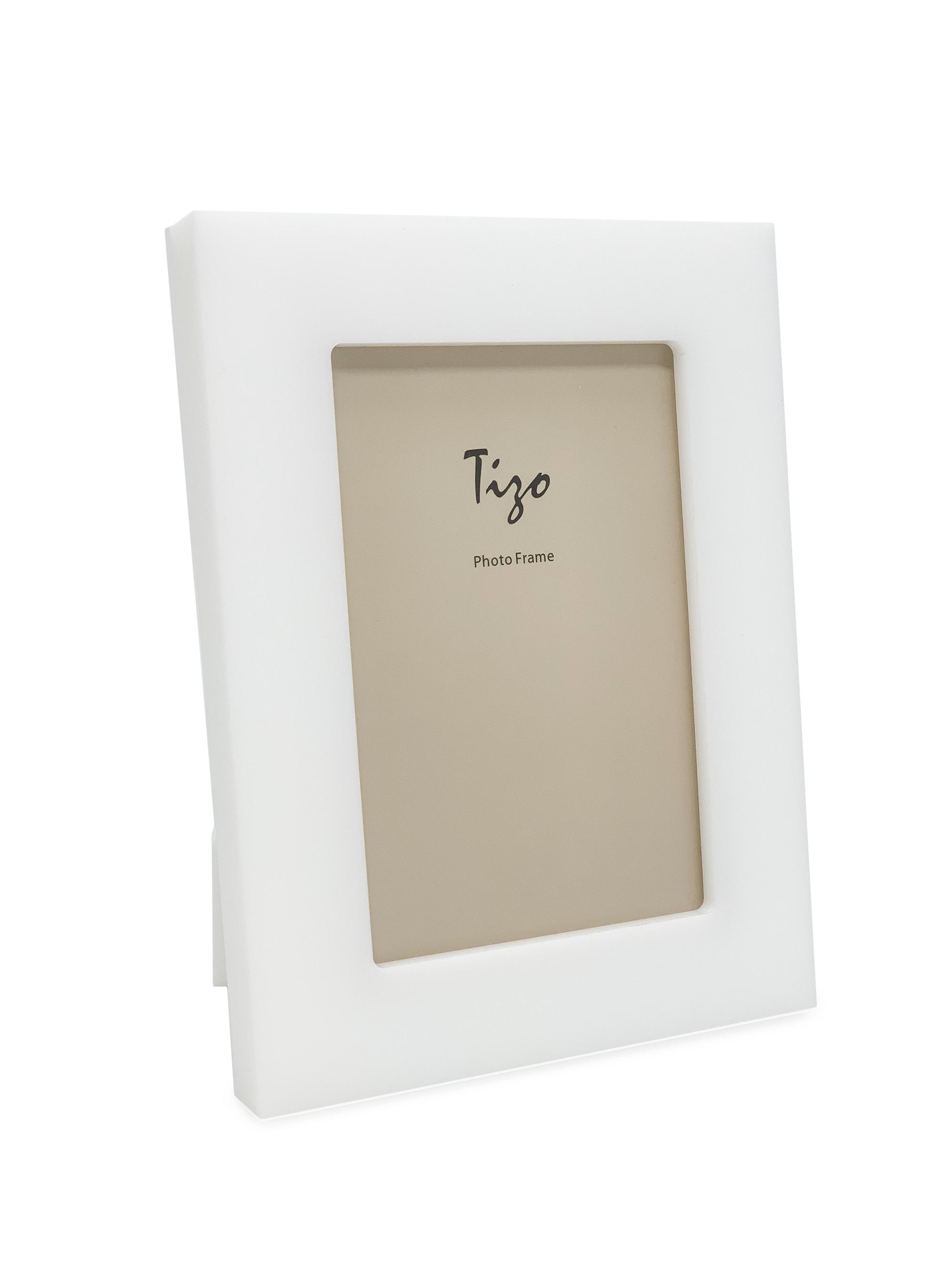 Tizo Solid Lucite Frame - White 8 x 10