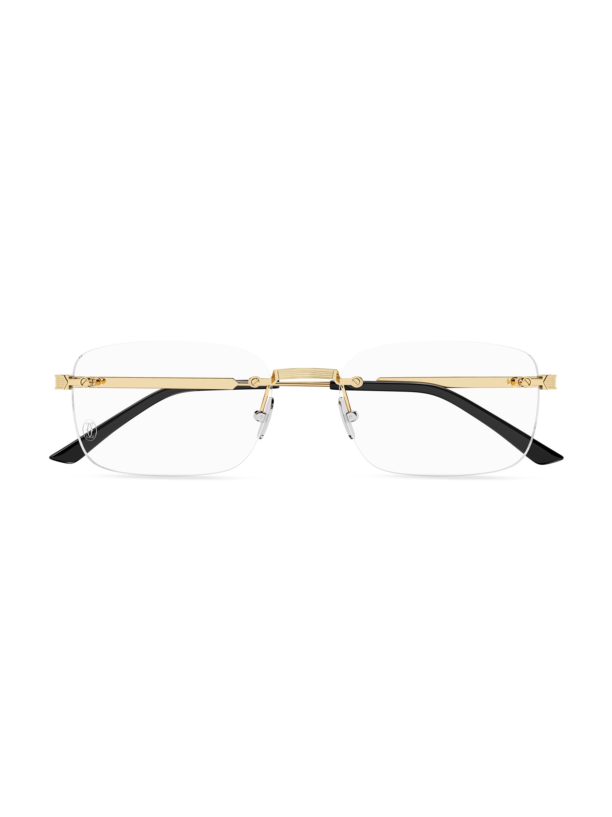 Signature C 55MM 24K-Gold-Plated Titanium Optical Glasses