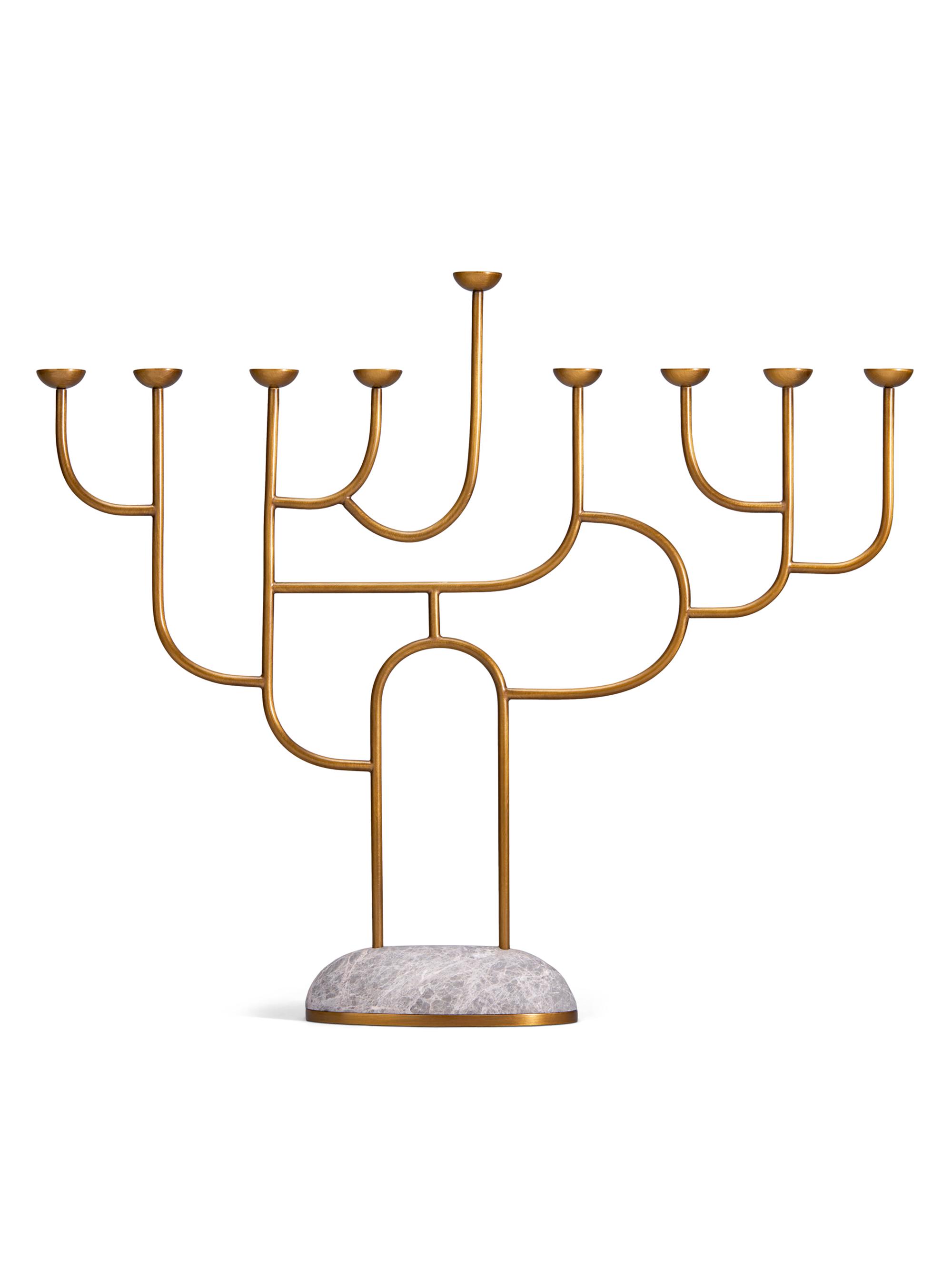 L'Objet Rova Menorah - Gold