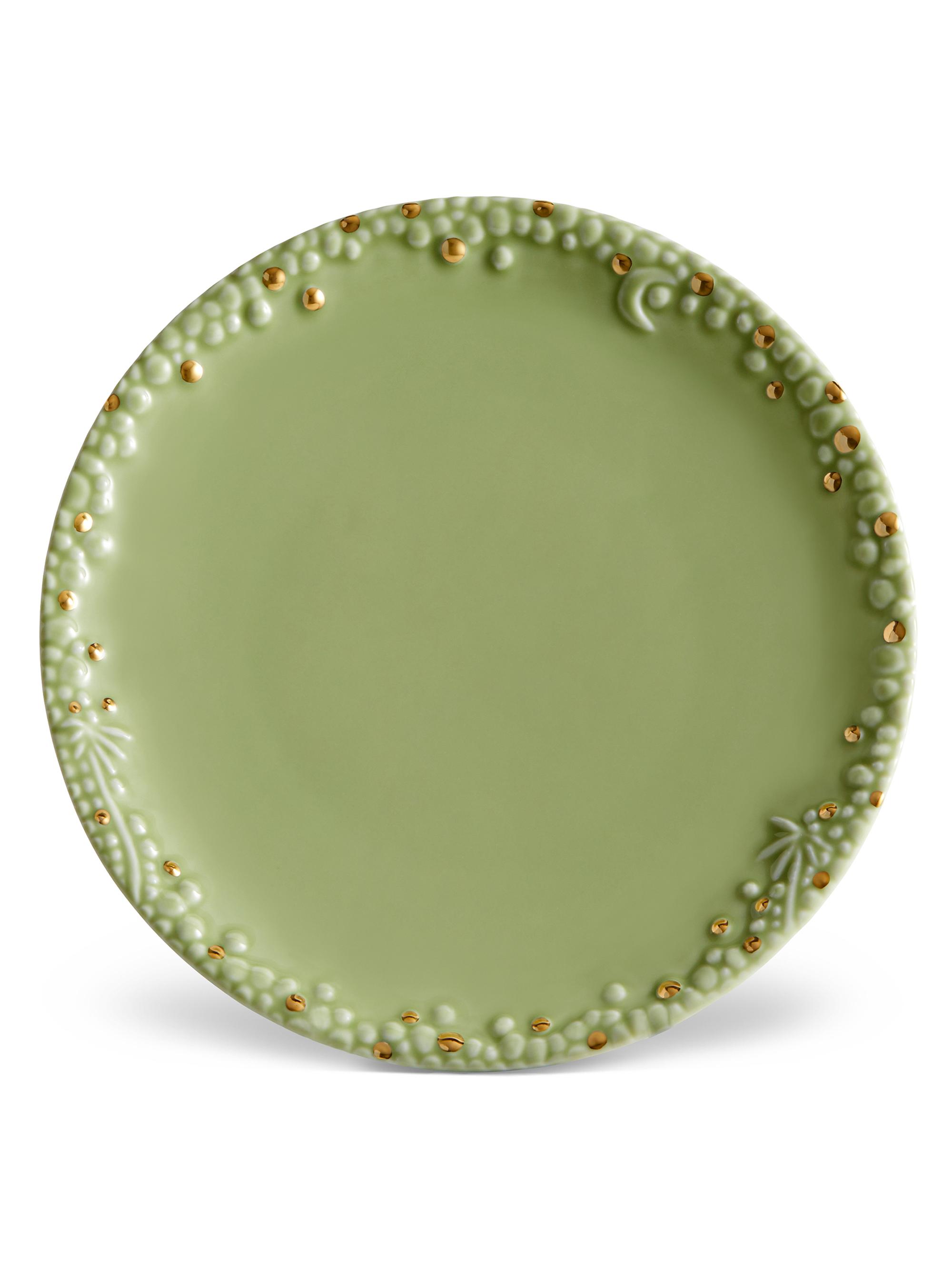 L'Objet Haas Brothers Mojave Dessert Plate - Green