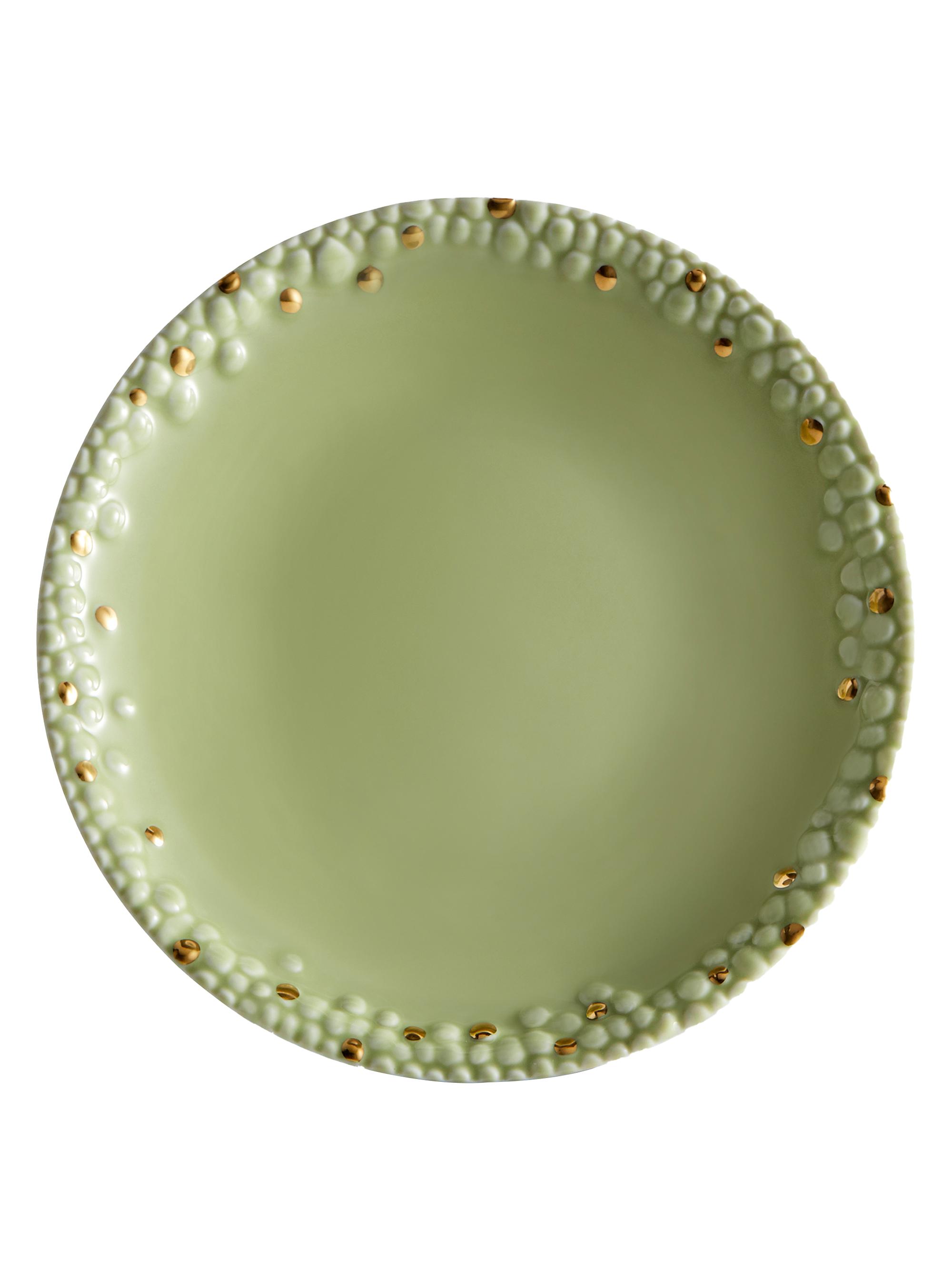 L'Objet Haas Brothers Mojave Bread & Butter Plate - Green