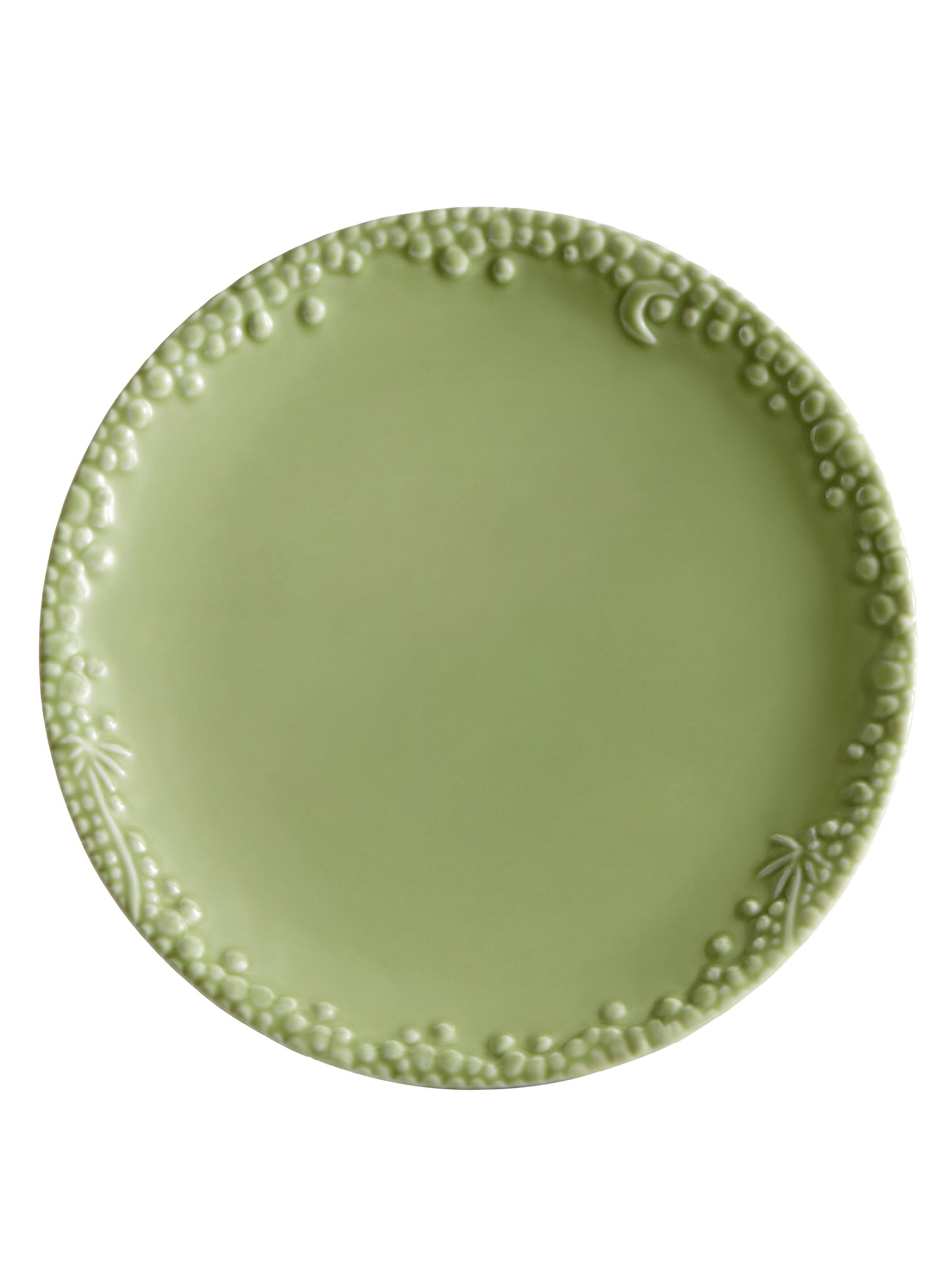L'Objet Haas Brothers Mojave Dessert Plate - Green
