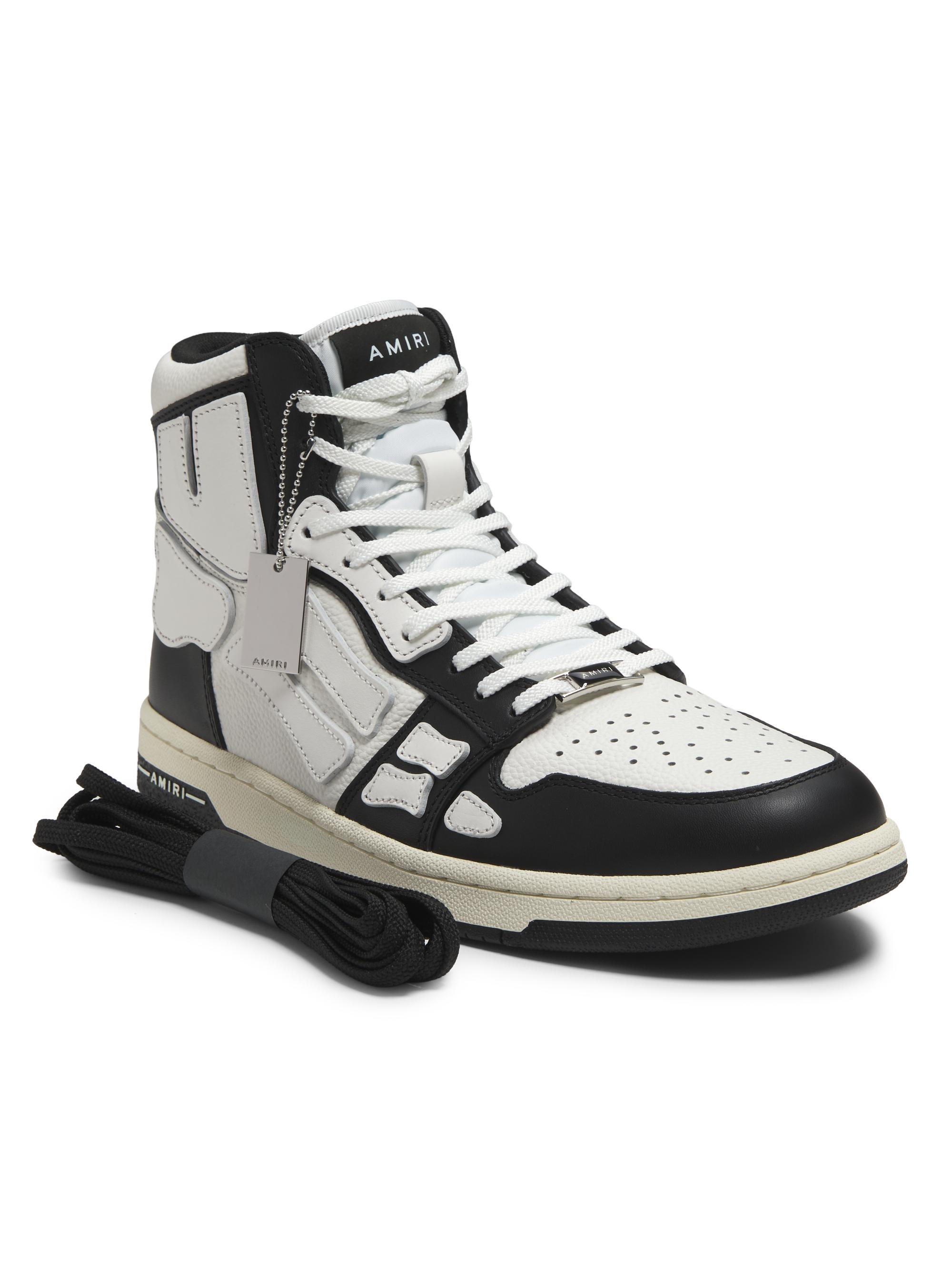 【美品】AMIRI Bone skel high 28.0cm Skeleton high-top leather sneakers in multicoloured - Amiri