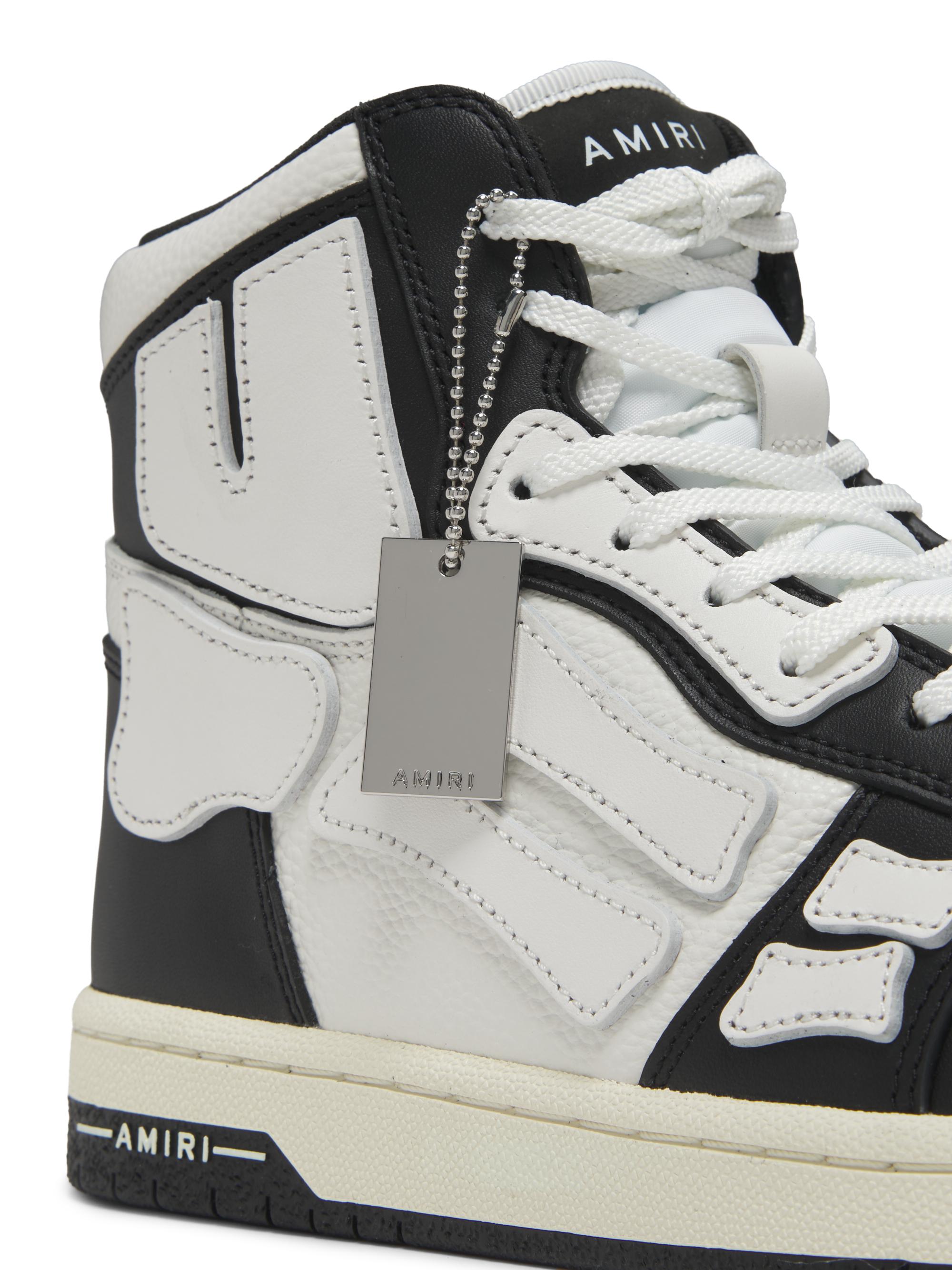 靴 AMIRI Skel Top Hi EUR41 Amiri Skel-Top Hi Leather Sneakers | Saks Fifth Avenue