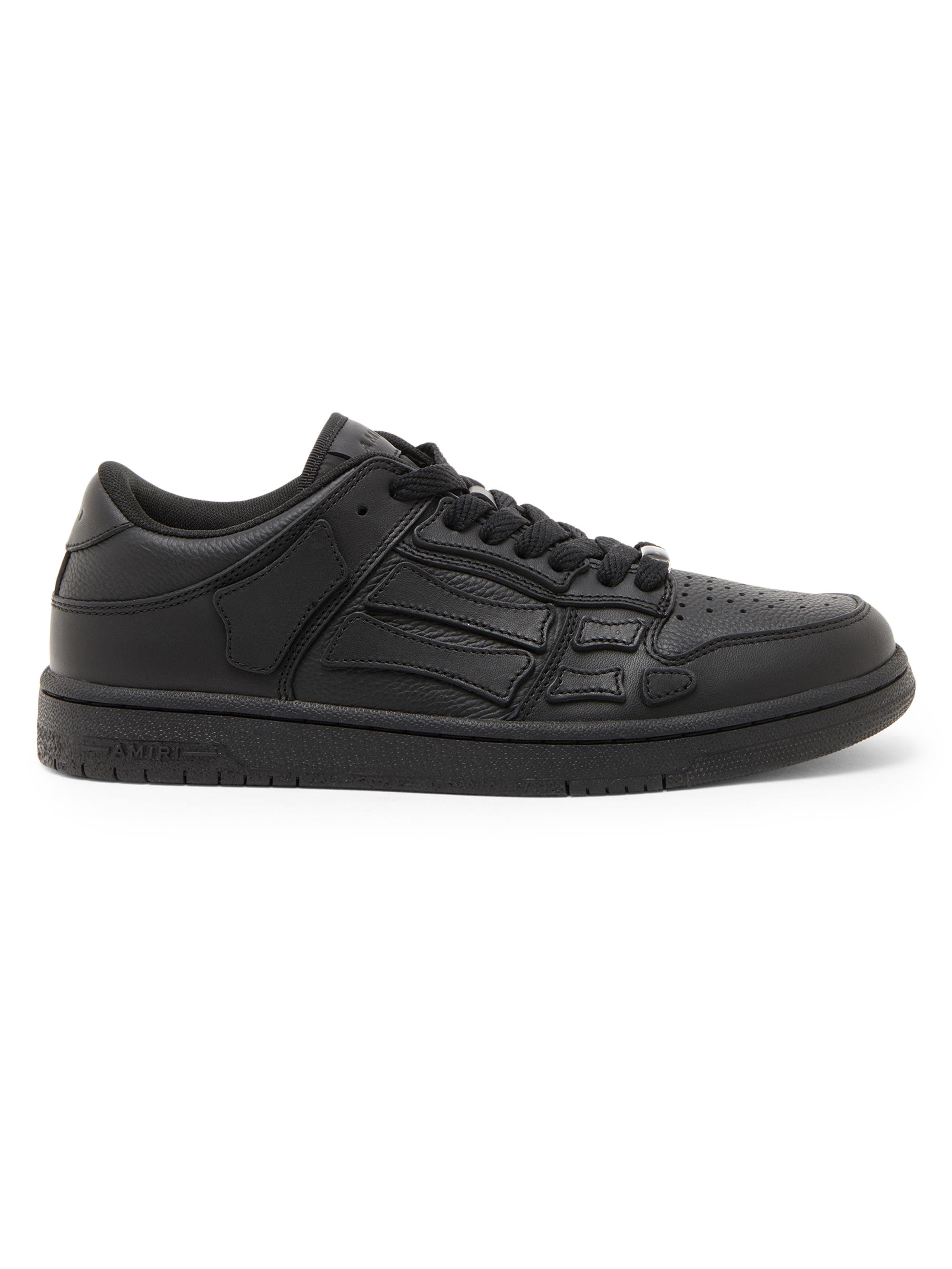 Amiri Men's Skel-Top Low Leather Sneakers - Black Black