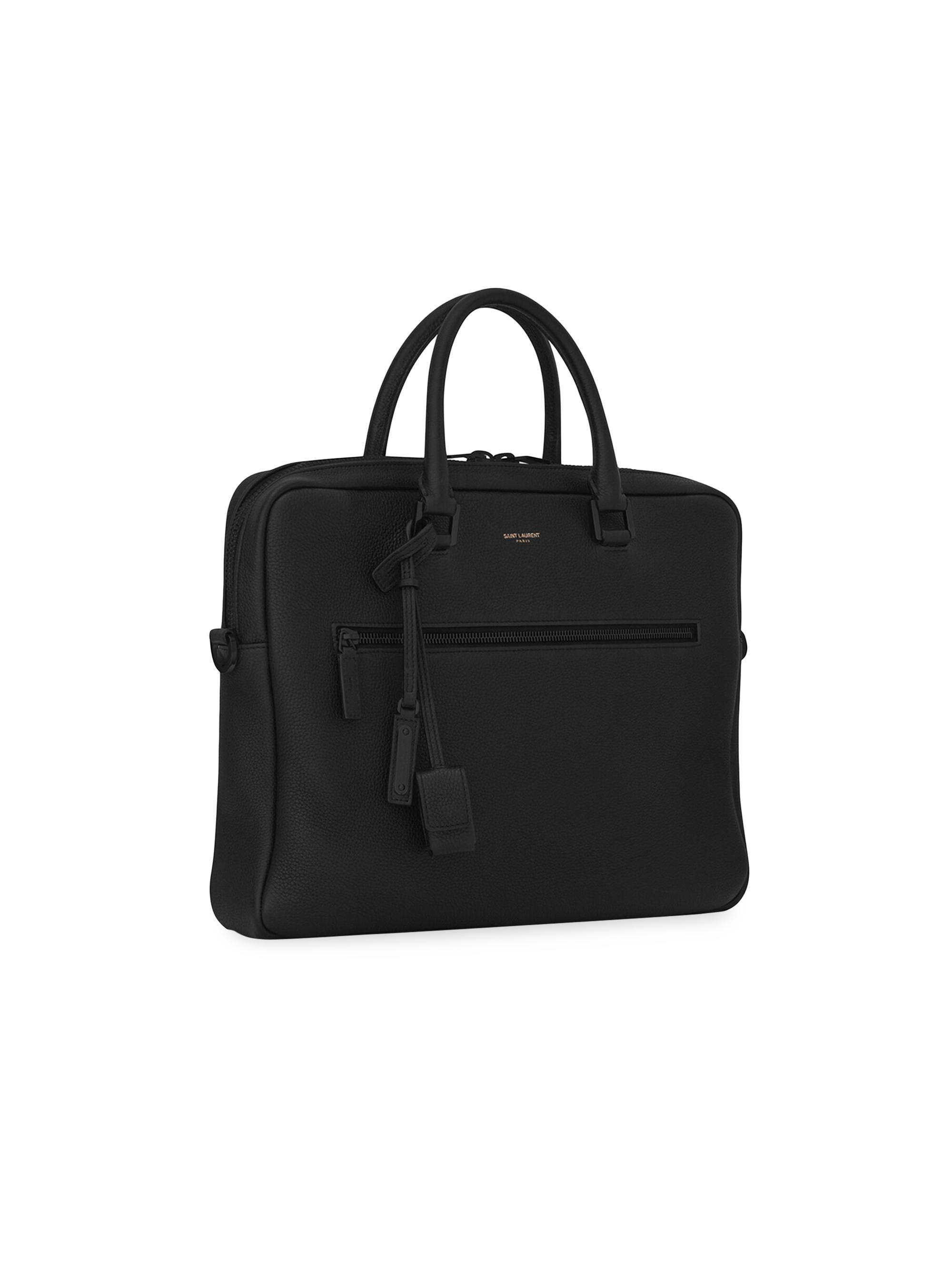 Saint Laurent Sac De Jour Briefcase In Grained Leather | Saks