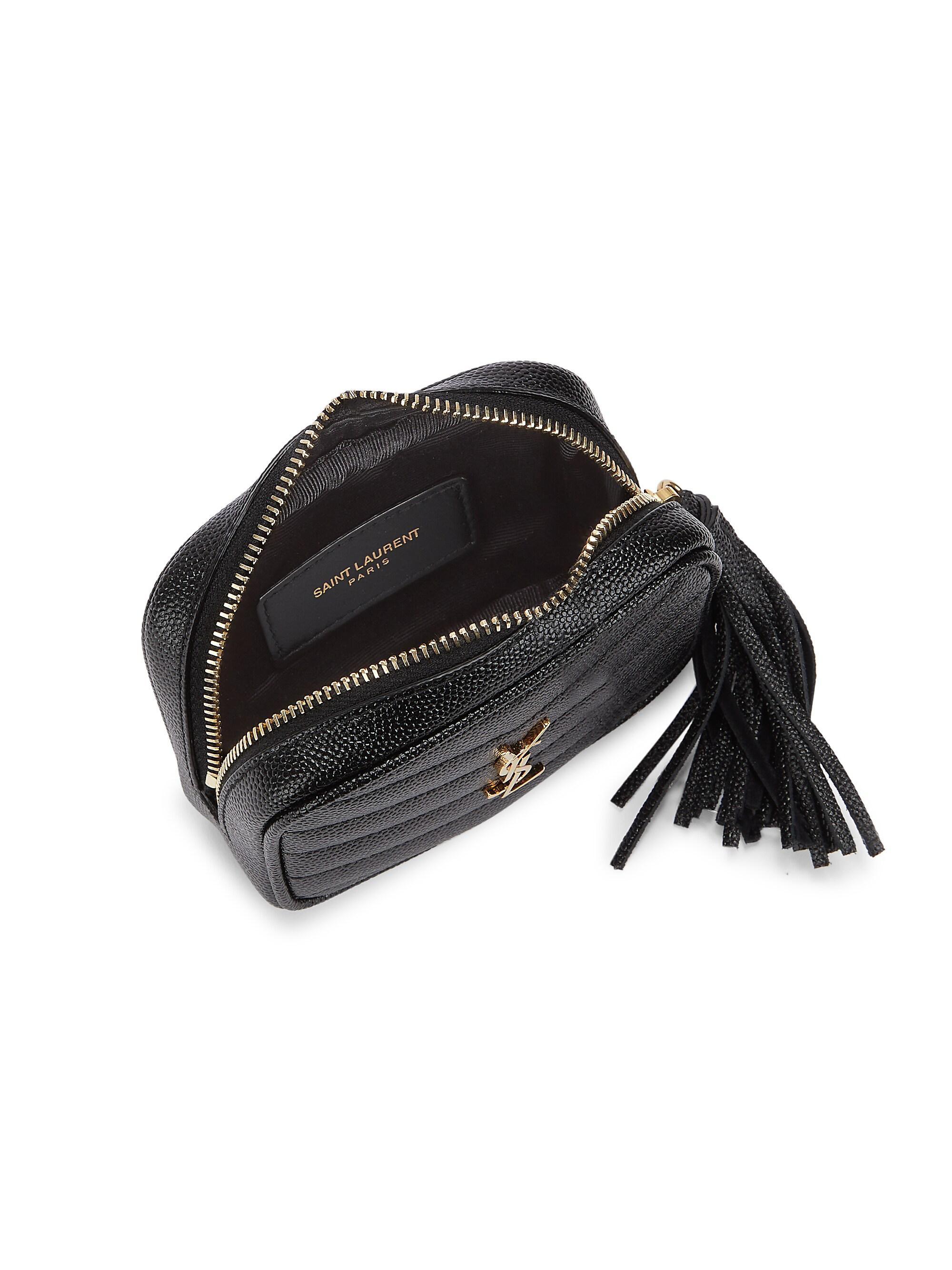 Saint Laurent Baby Lou Belt Bag Washed Purple