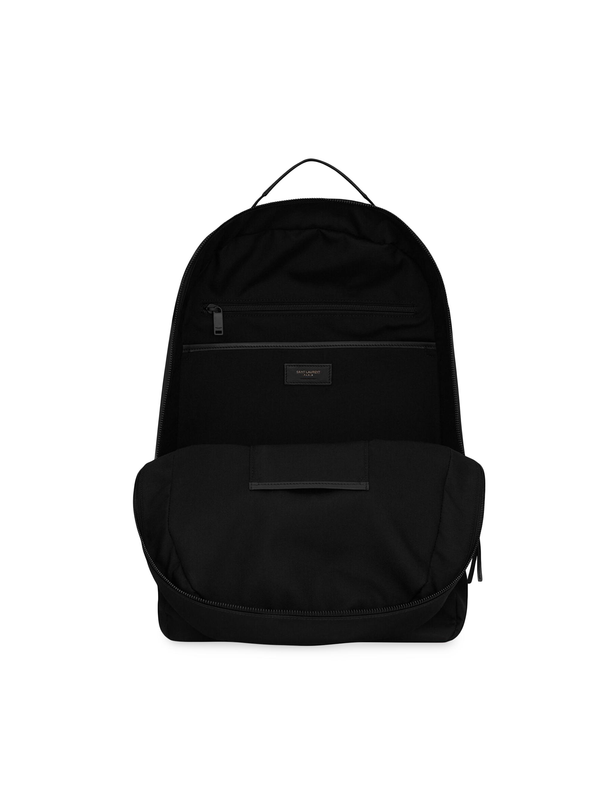 Saint Laurent City Trekking Backpack In Econyl®, Smooth