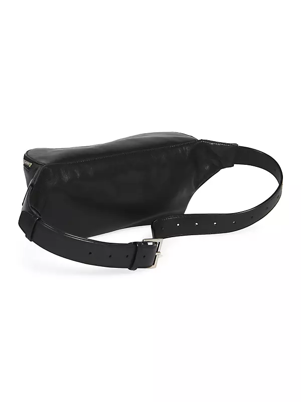 Shop Saint Laurent Leather Belt Bag