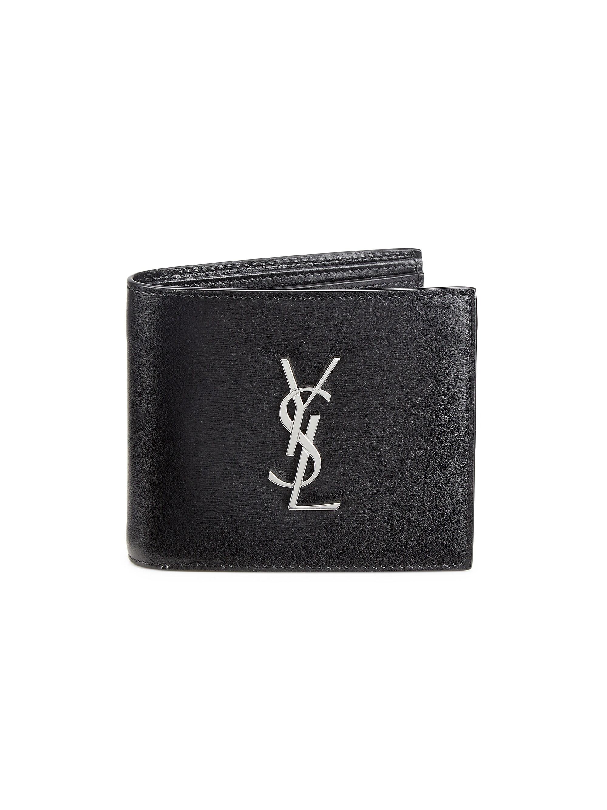 c*r様 SAINT LAURENT スムースレザー 二つ折り財布 シルバー シルバー 財布 Saint Laurent(サンローラン) - 海外通販のBUYMA