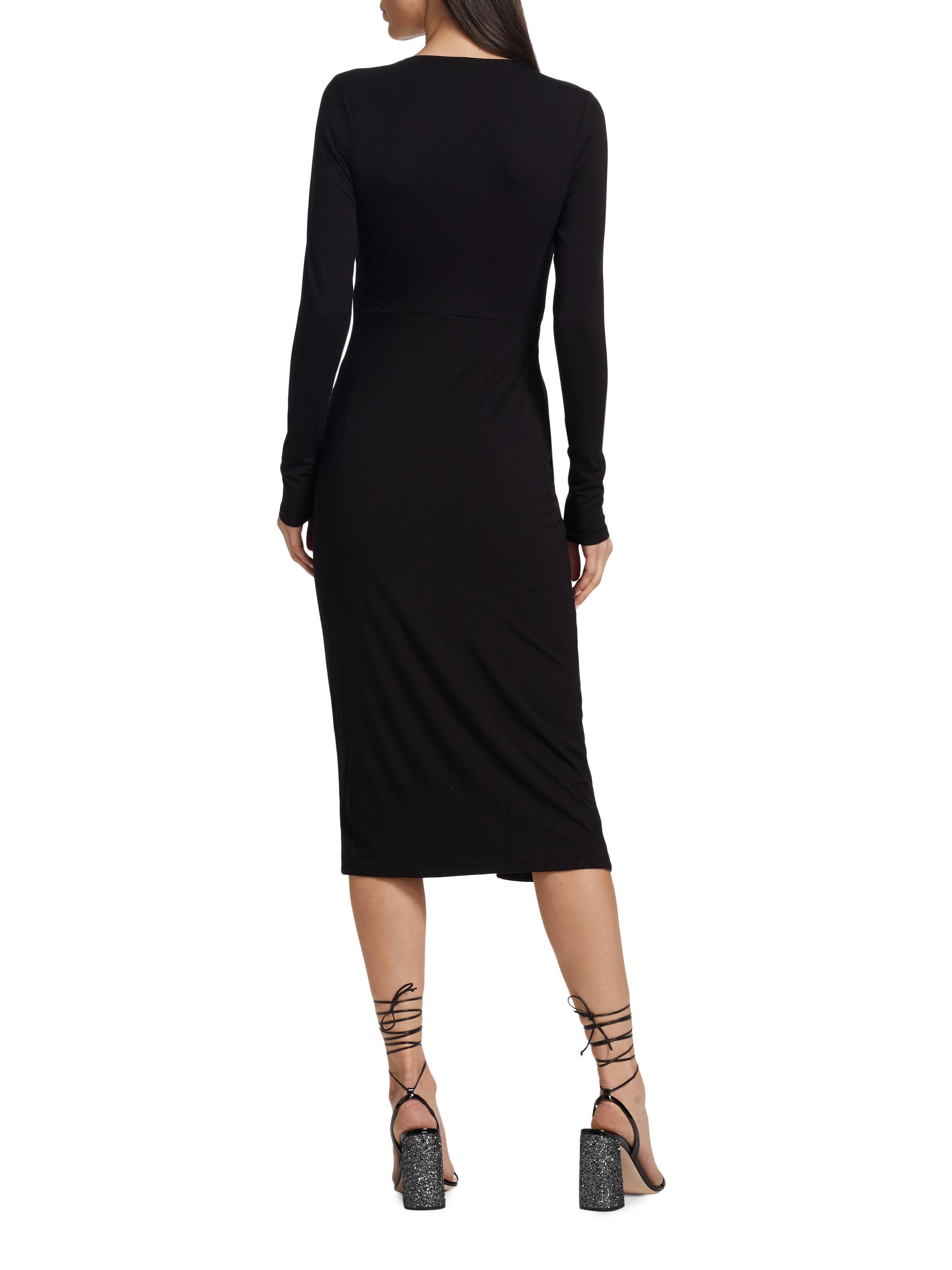 Good American Good Touch Wrap Midi-Dress | Saks Fifth Avenue