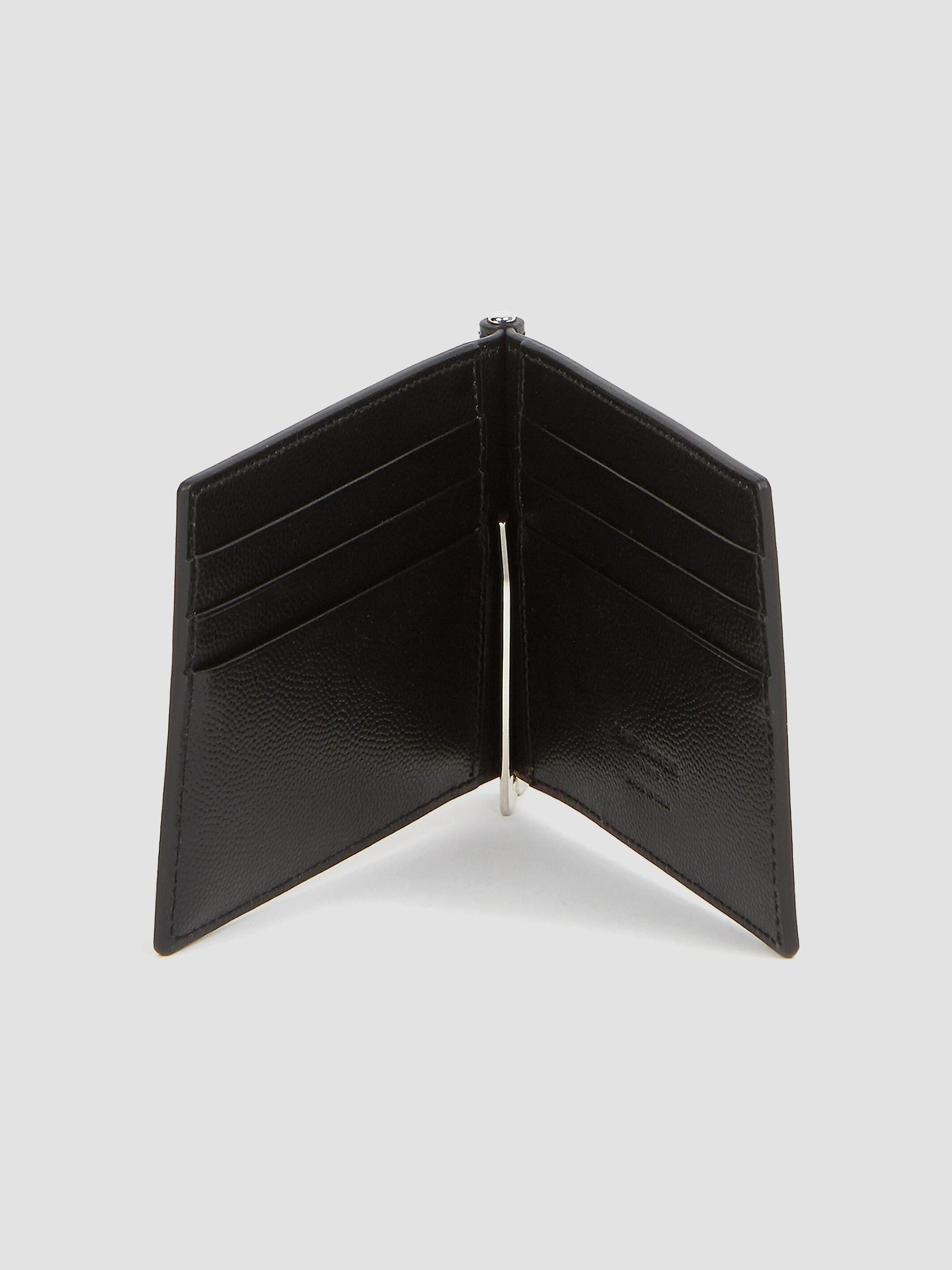Saint Laurent Grain Leather Bifold Wallet | Saks Fifth Avenue