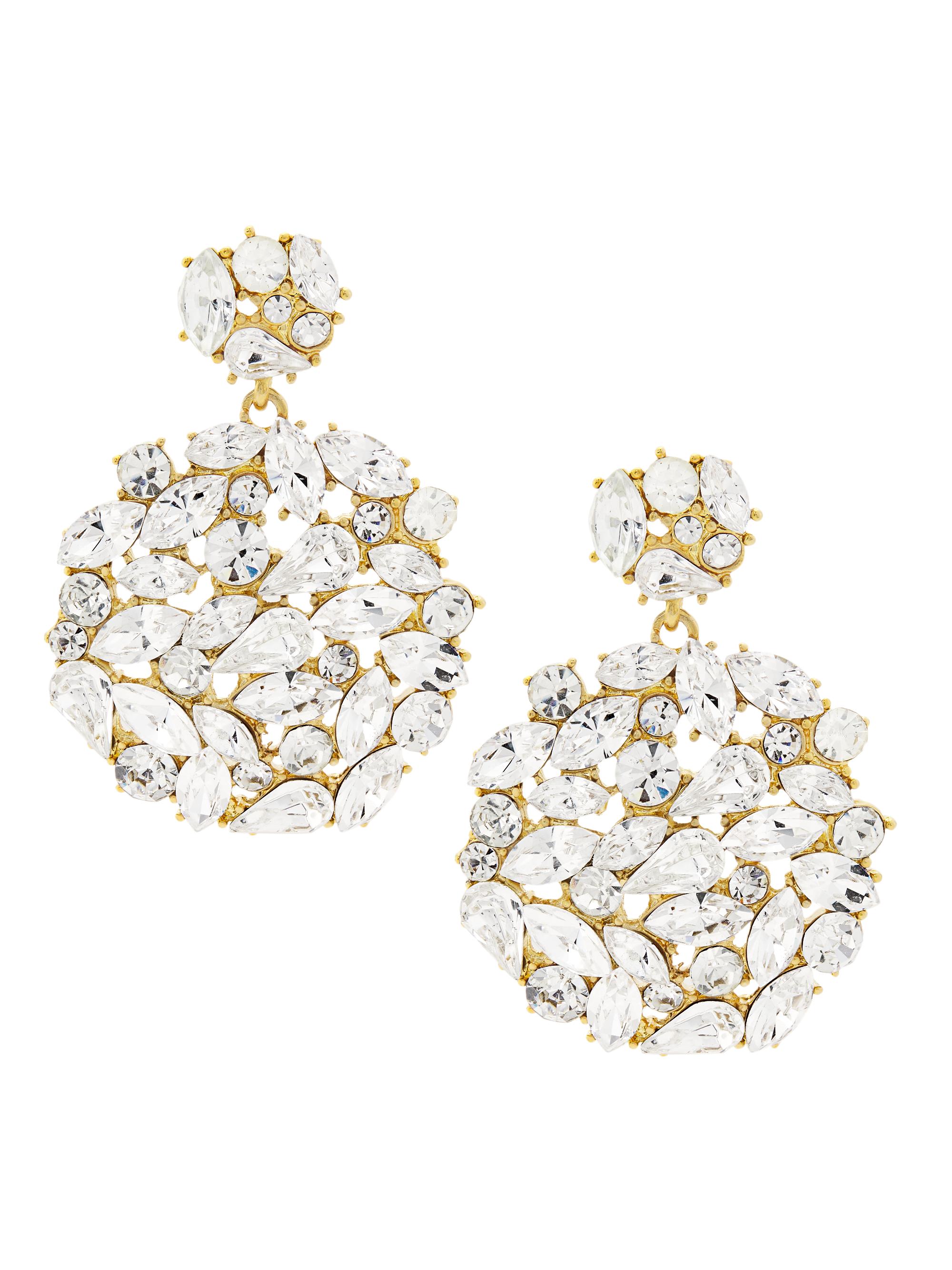 Kenneth Jay Lane Women's Goldtone & Glass Crystal Drop Earrings - Gold Crystal