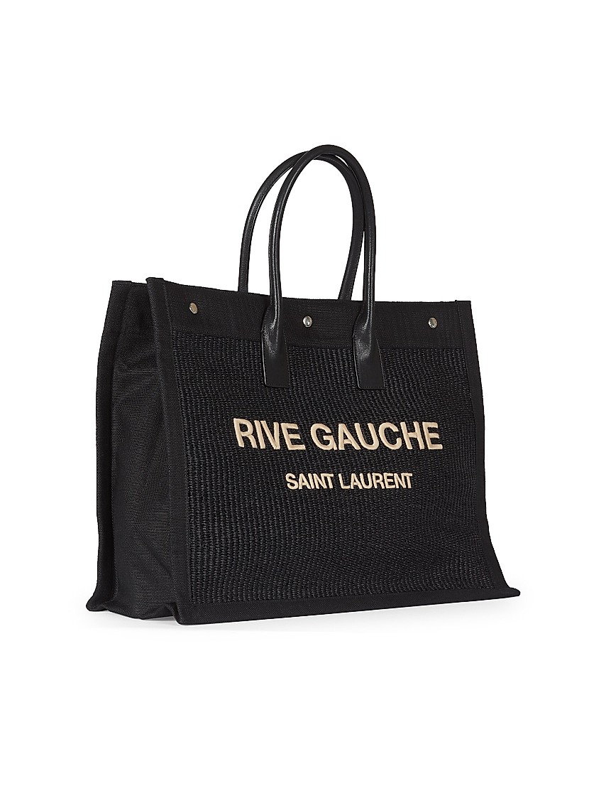 Shop Saint Laurent Rive Gauche Tote Bag | Saks Fifth Avenue Shop Saint Laurent Rive Gauche Tote Bag | Saks Fifth Avenue