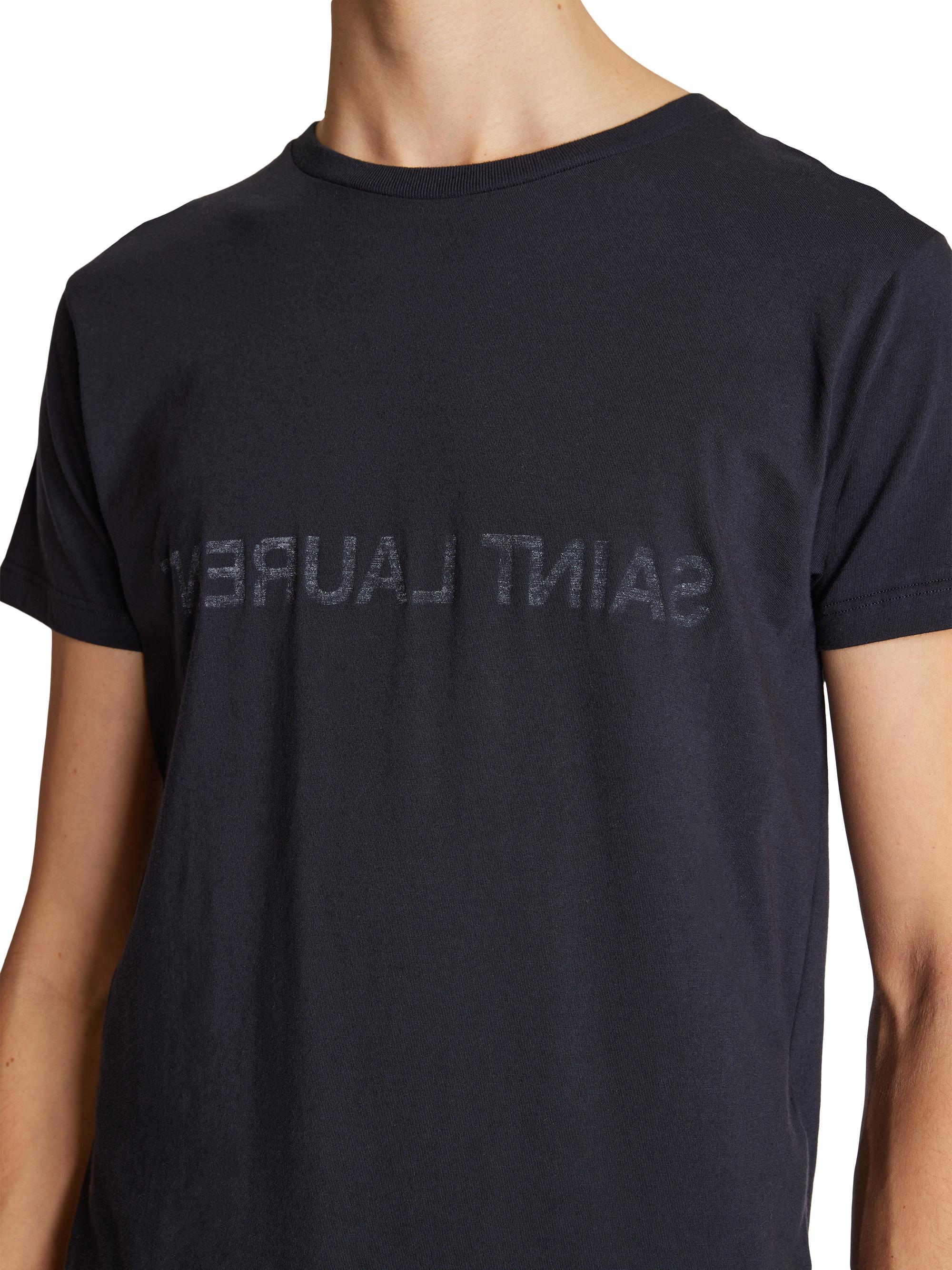 Shop Saint Laurent Reverse Logo T-Shirt | Saks Fifth Avenue